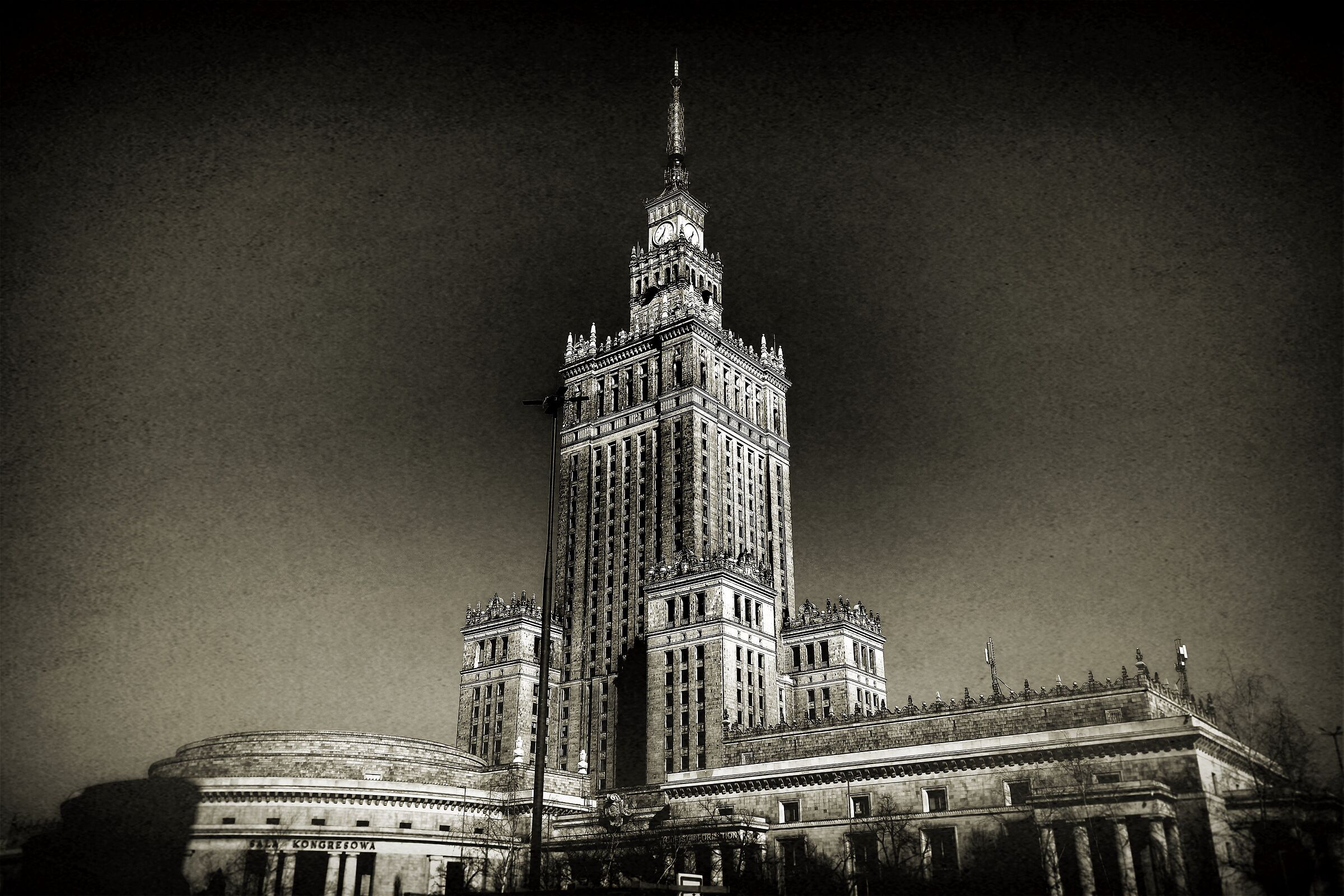 Palace of Culture and Science in Warsaw...