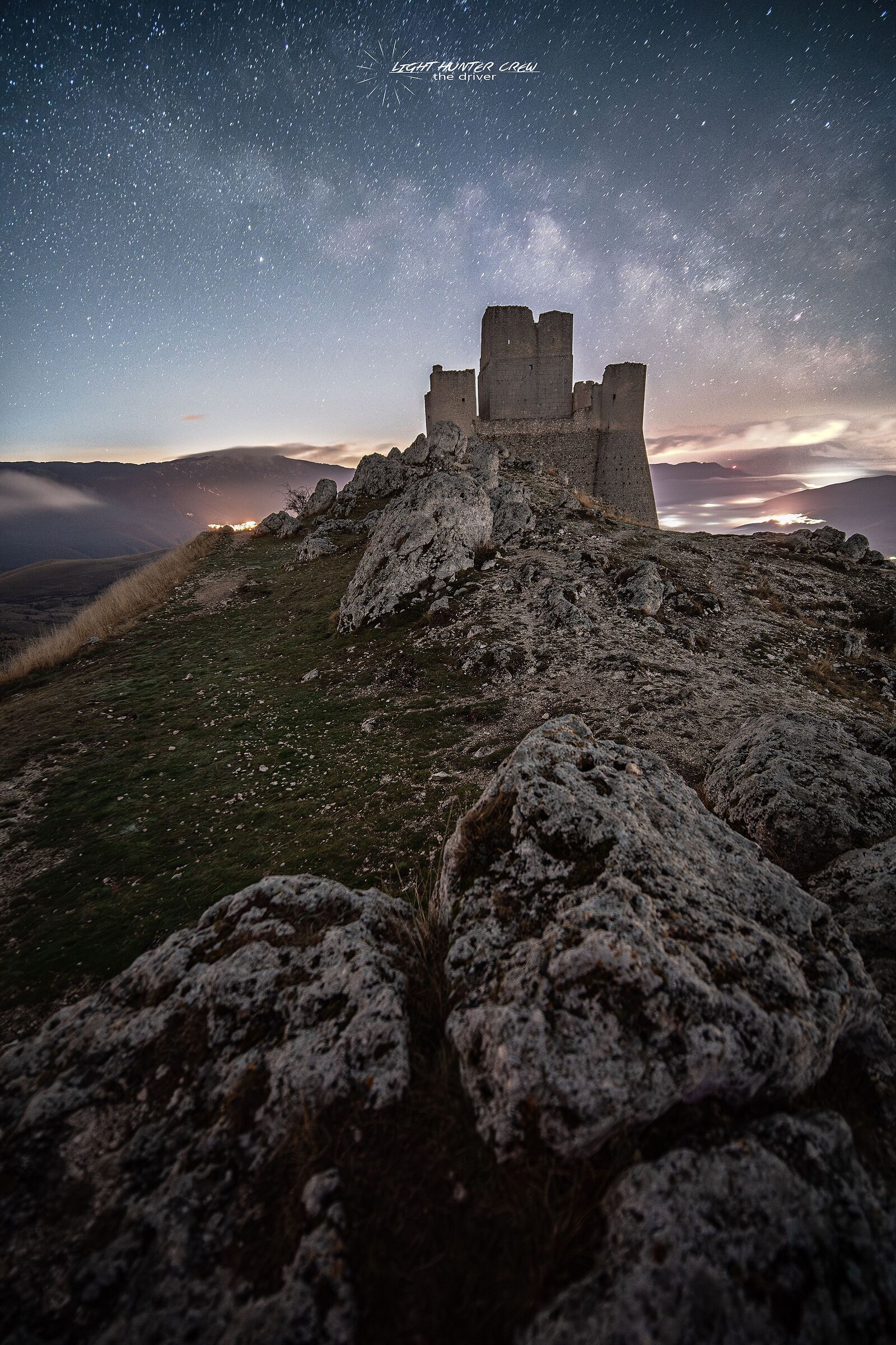 The Rocca under a starry sky......