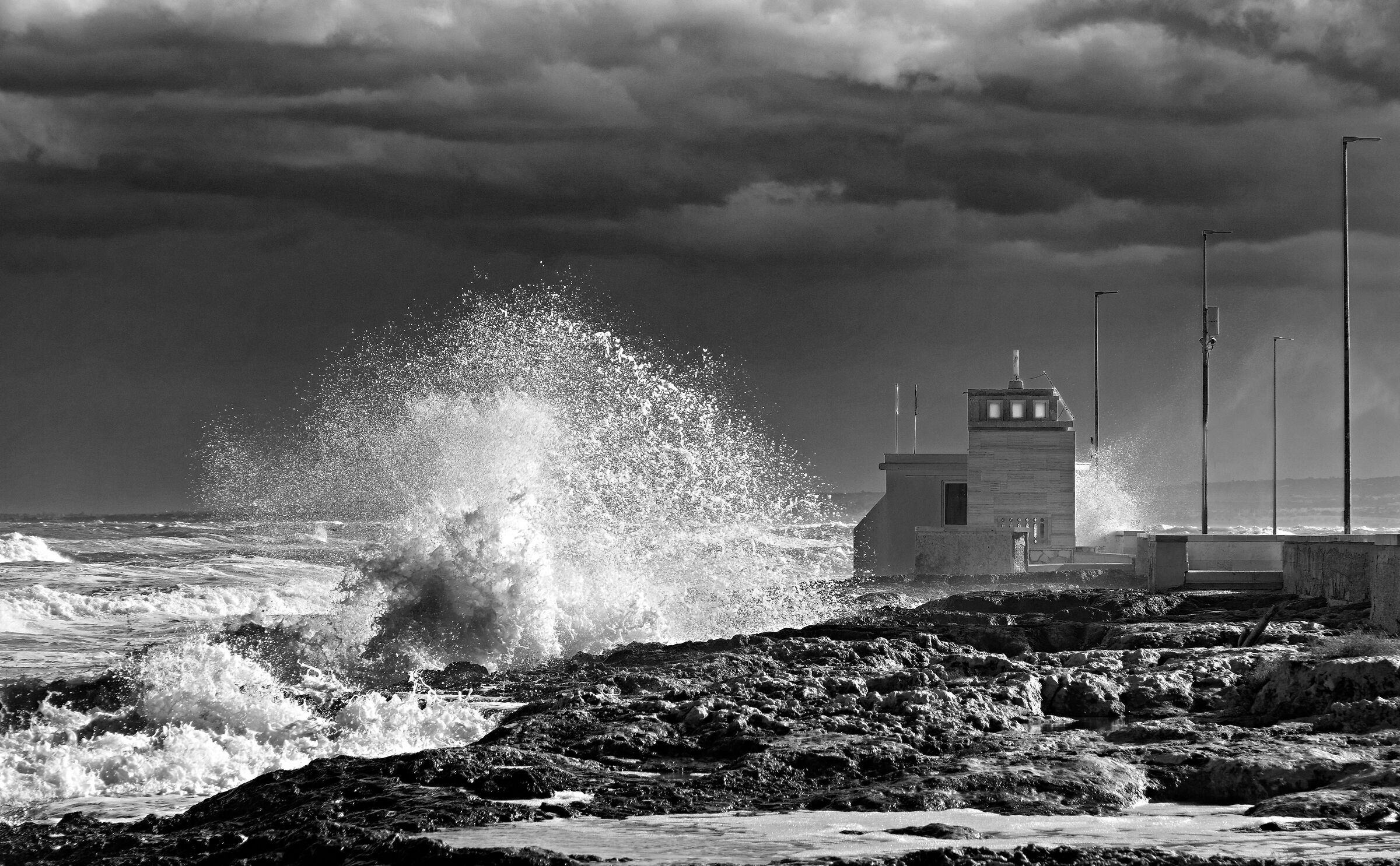 Storm surge at Torre Canne...