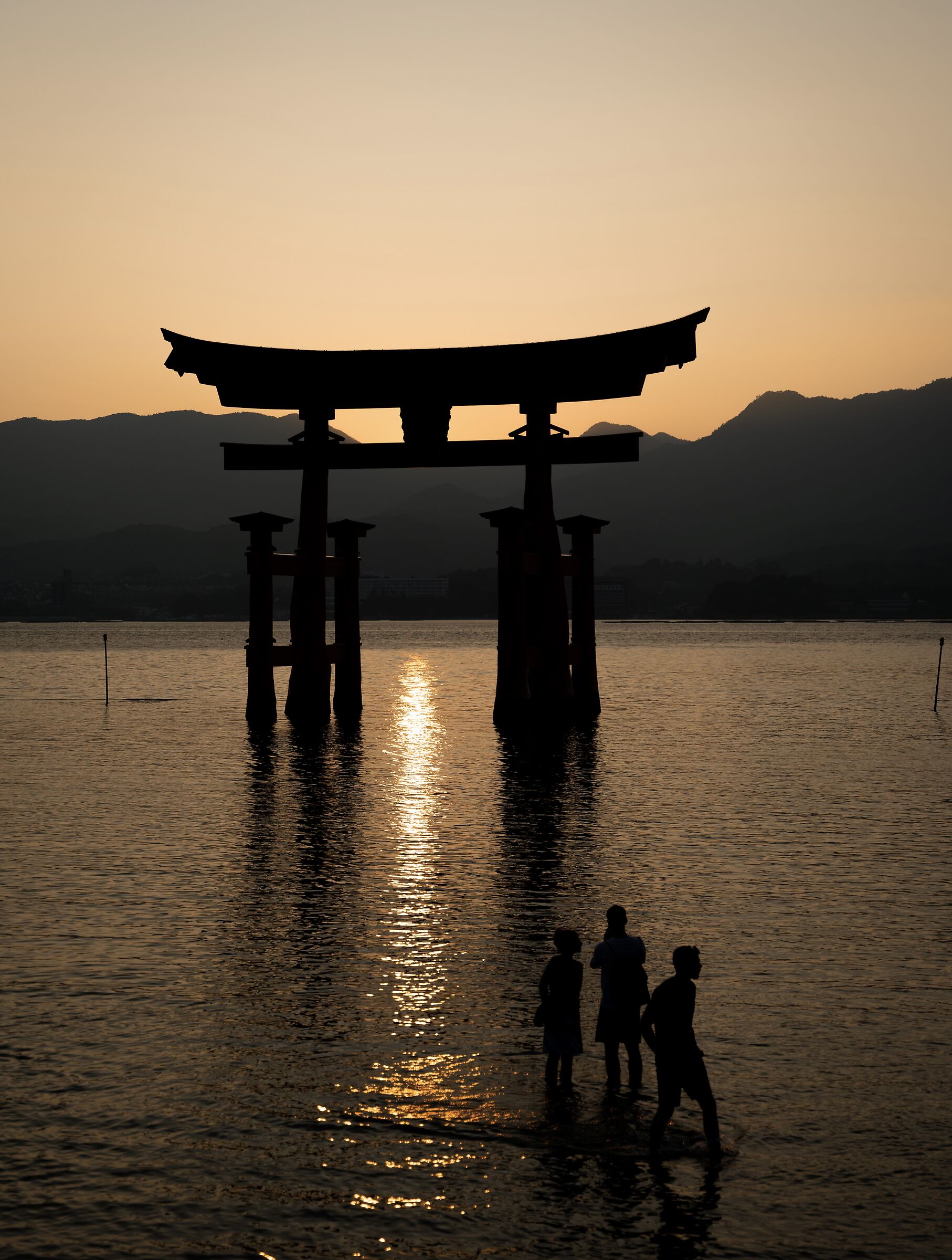 Tramonto a Itsukushima...