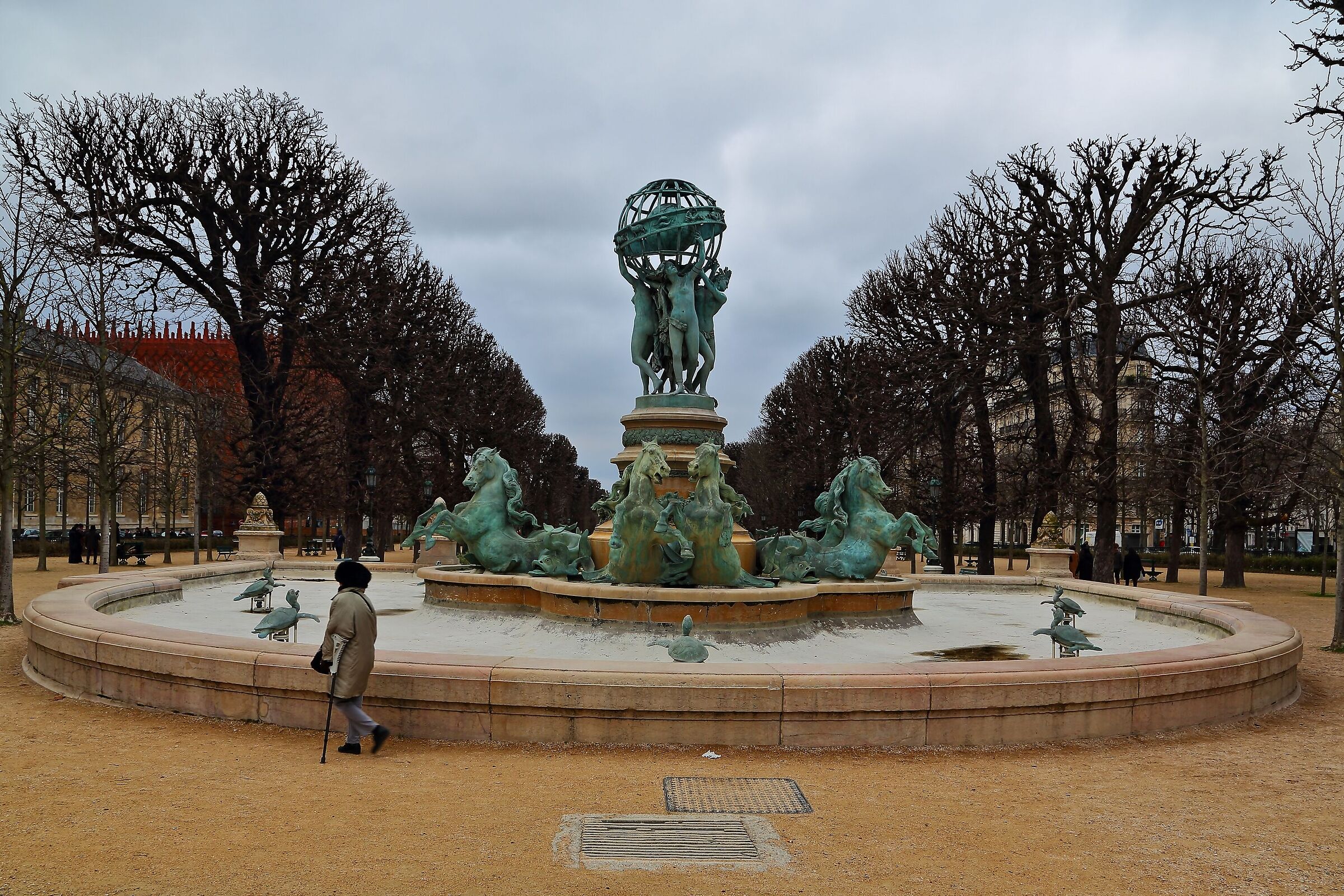 The Luxembourg Gardens...