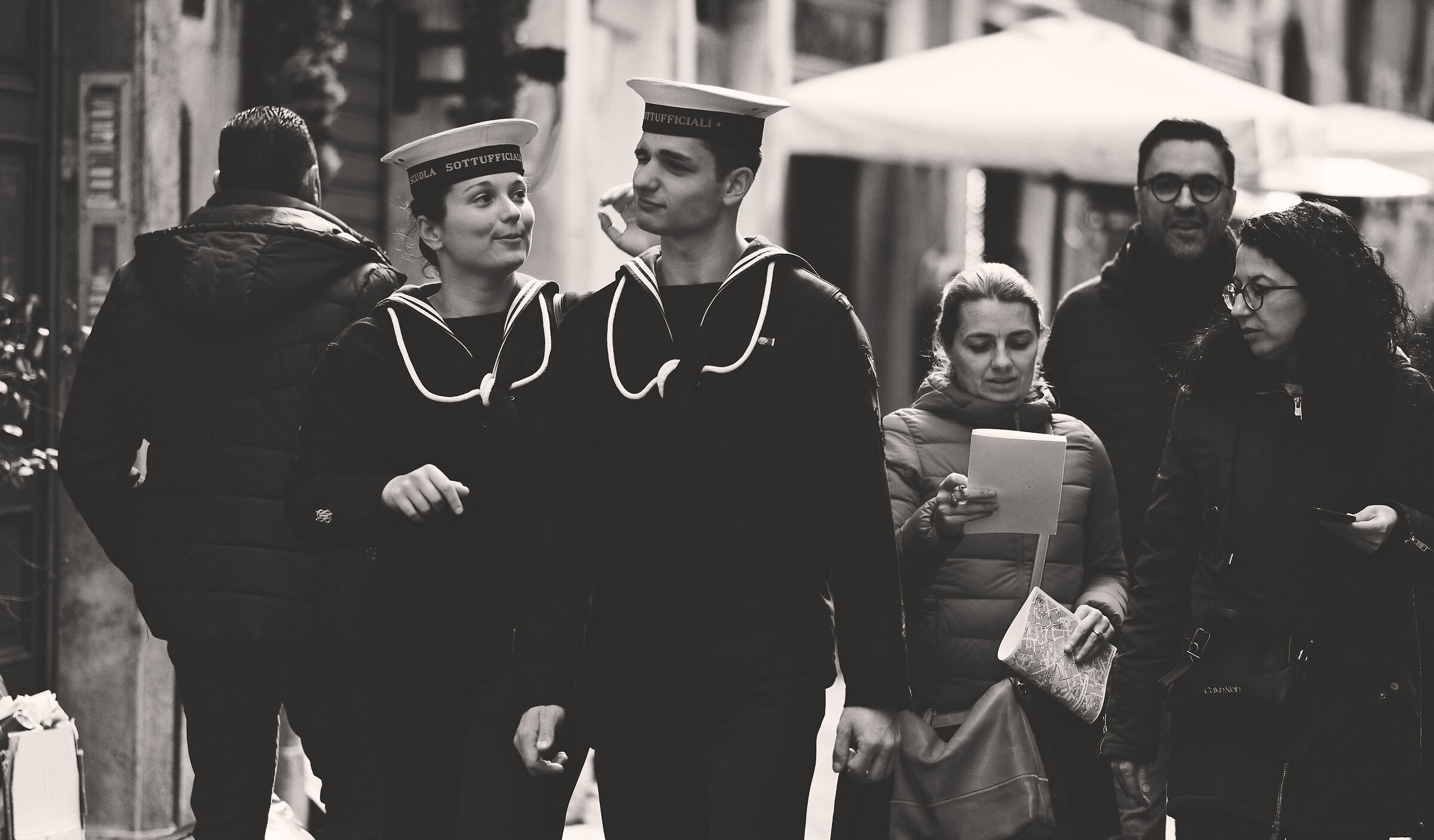 The sailors in love...