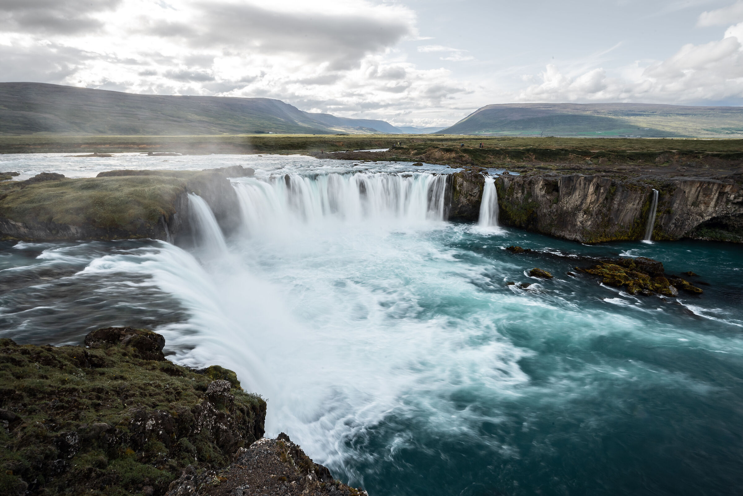 Goðafoss, the waterfall of the Gods...