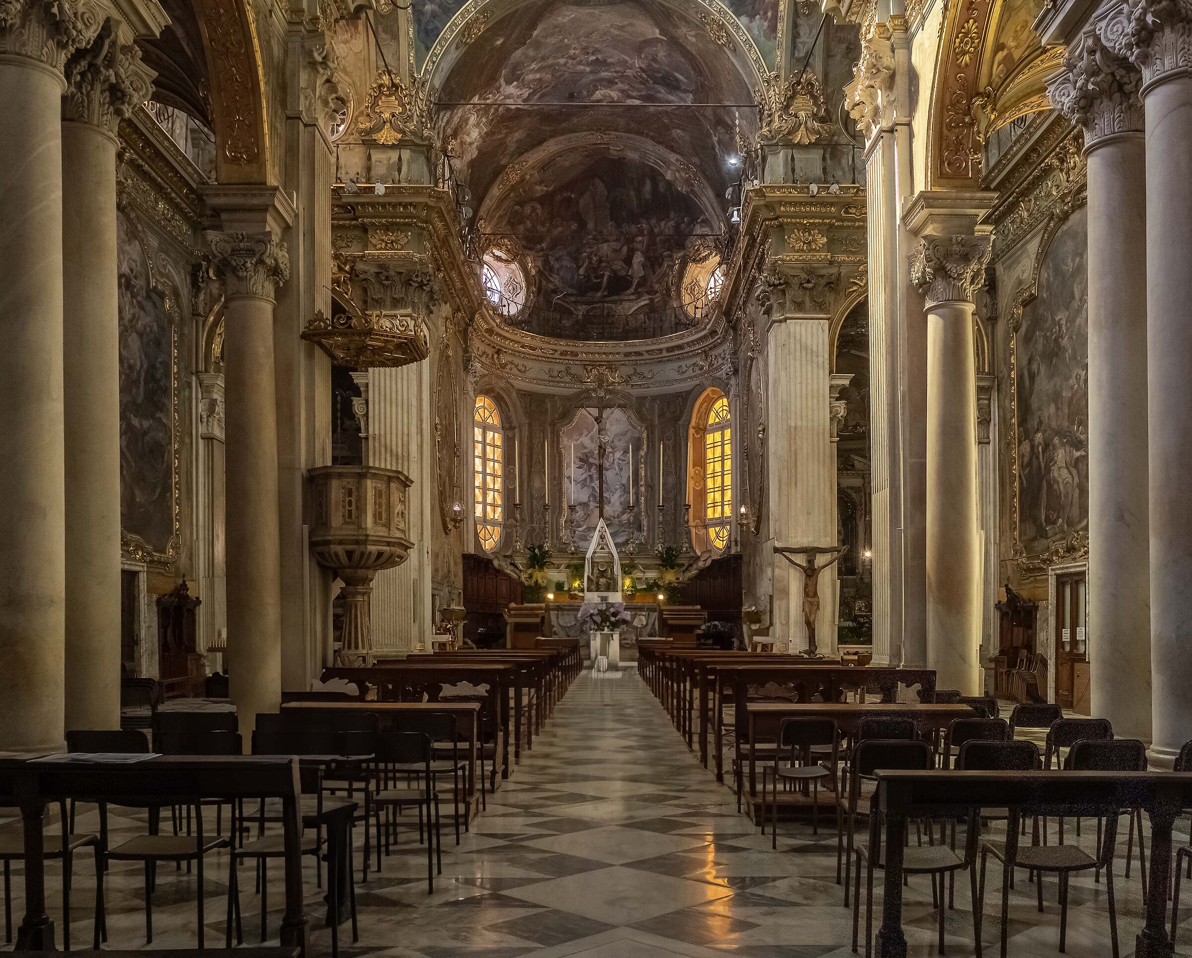 Genoa - Church of the Magdalene...