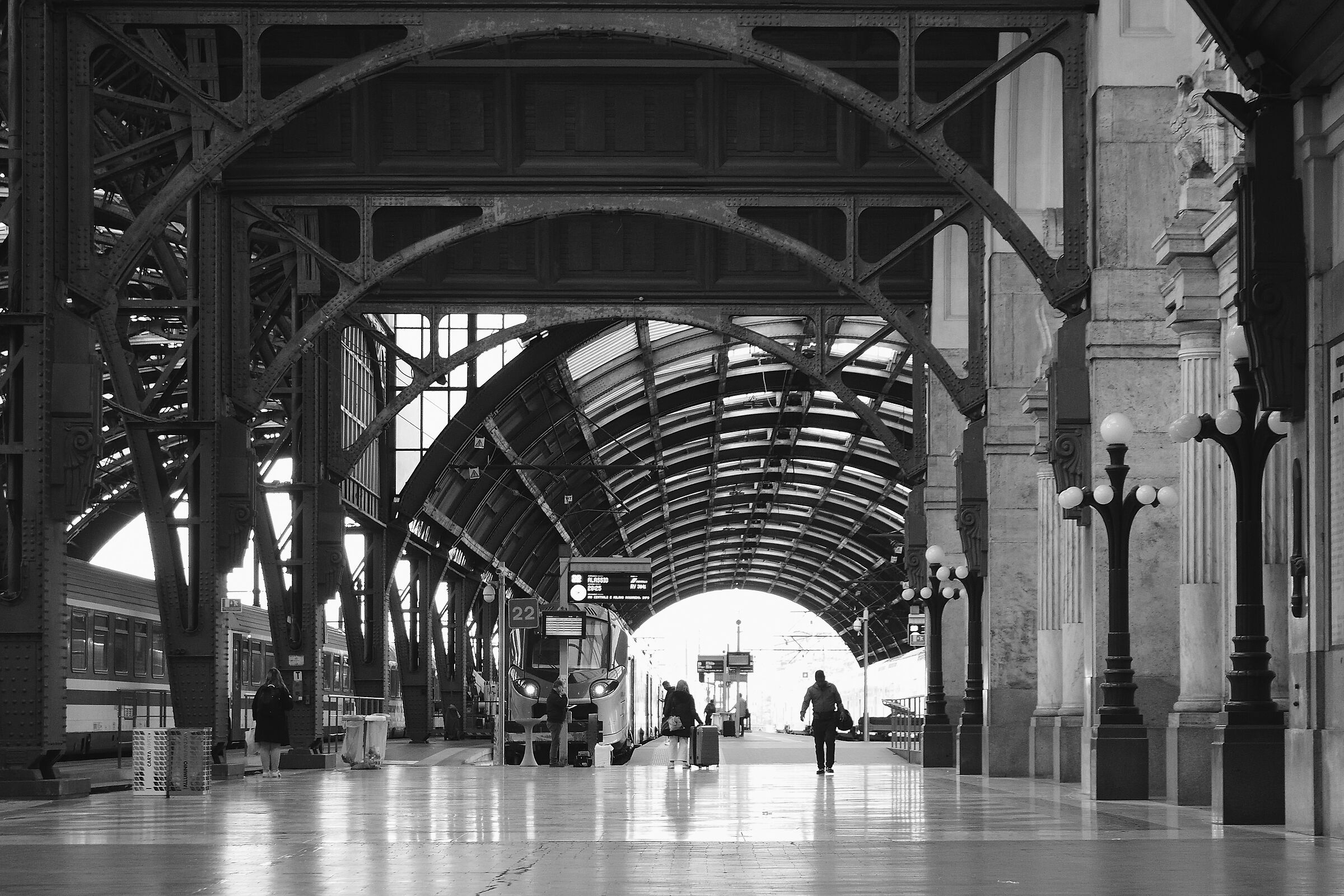 The Central Station of Milan...