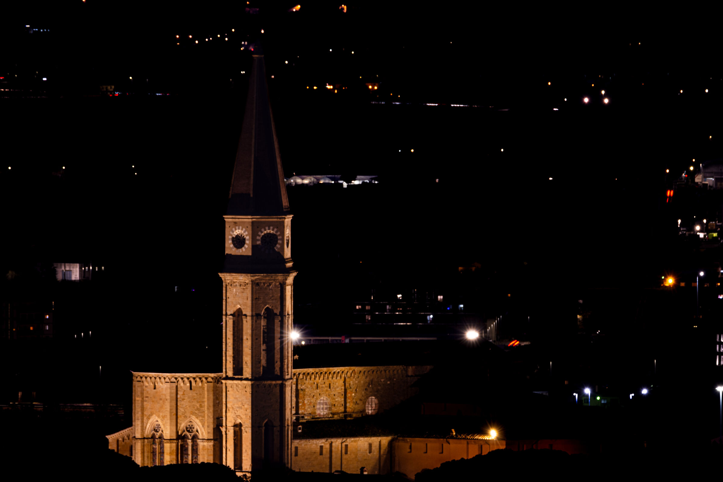 The Duomo at night...