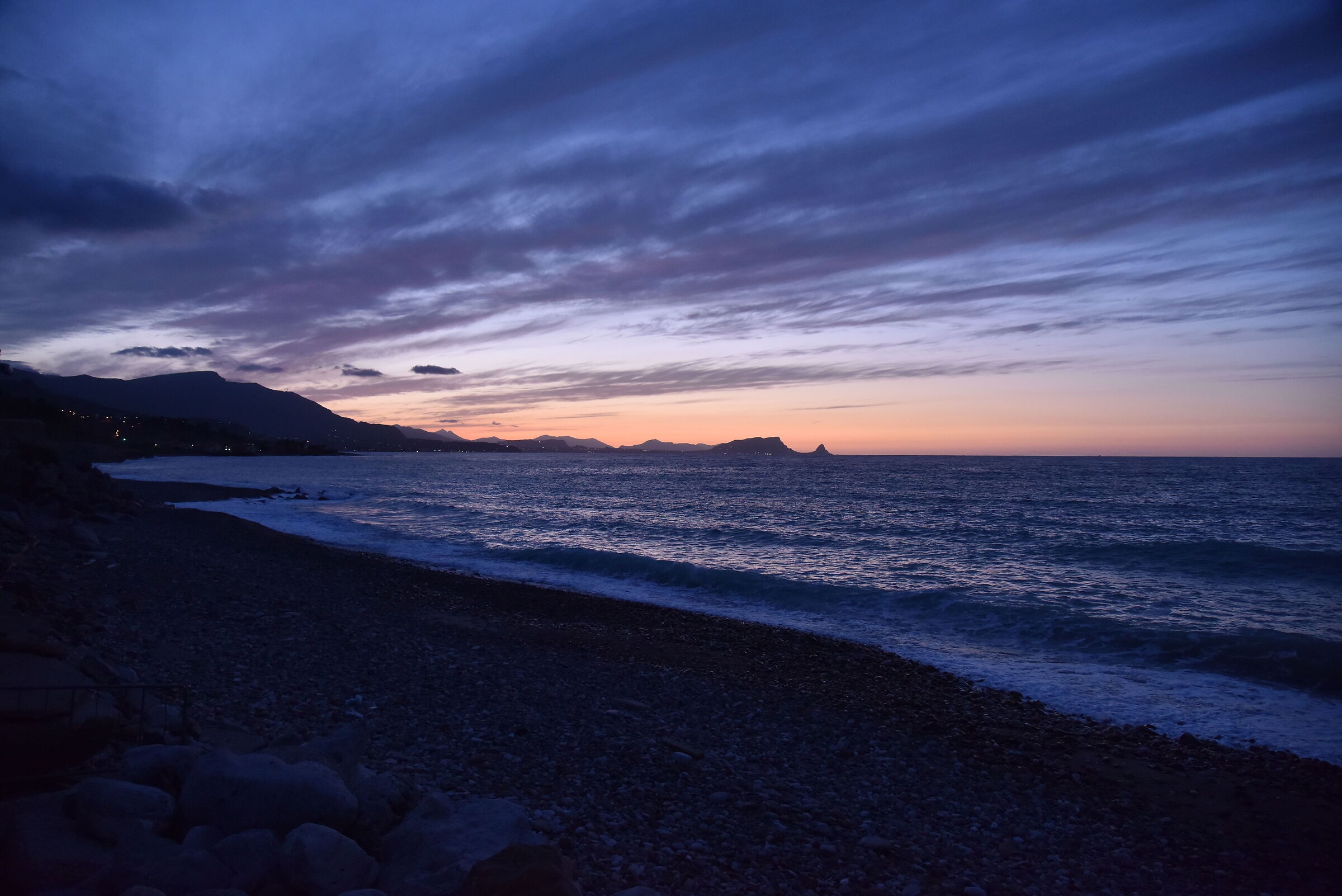 tramonto su capo zafferano da termini imerese...