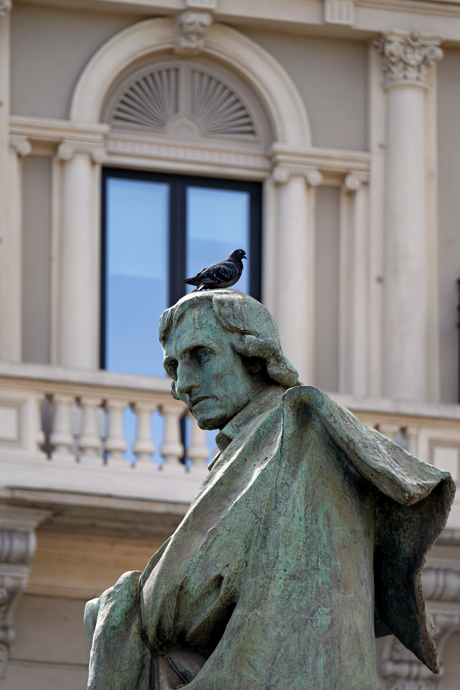 Monument to Giuseppe Parini, Piazza Cordusio Milan...