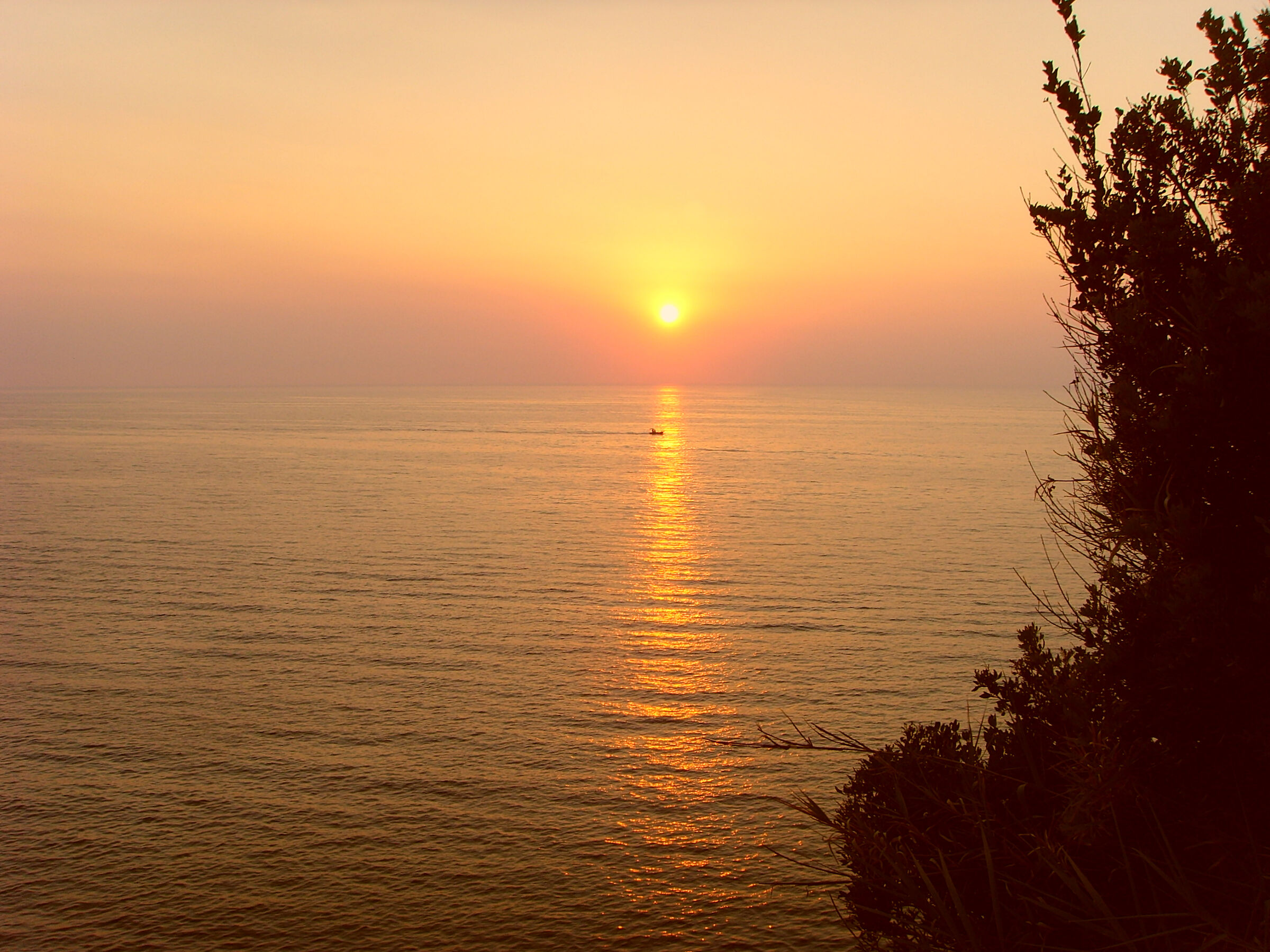tramonto dallo scoglio di S. Francesco...