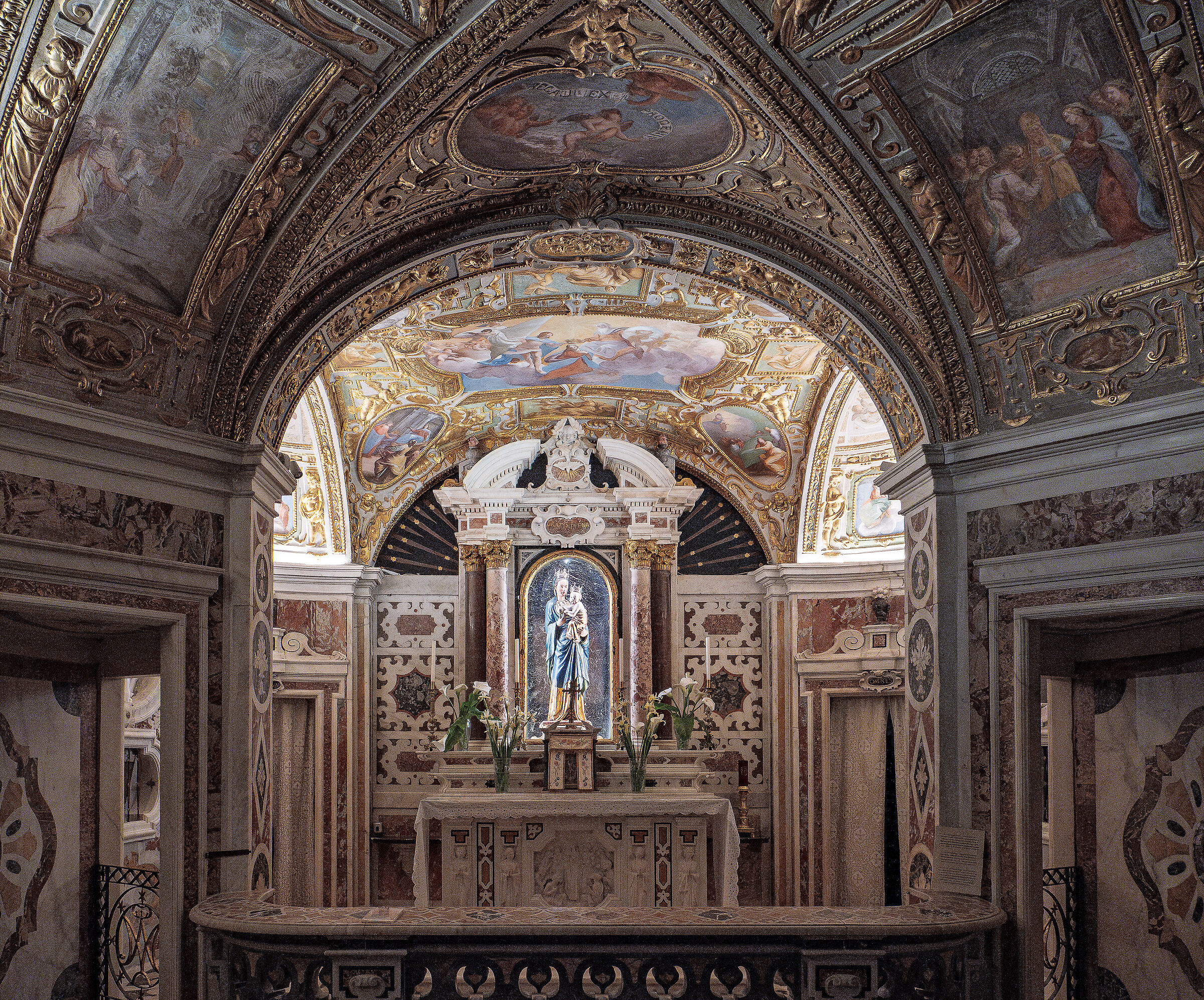 Genoa - Sanctuary of Our Lady of the Mount - Chapel...