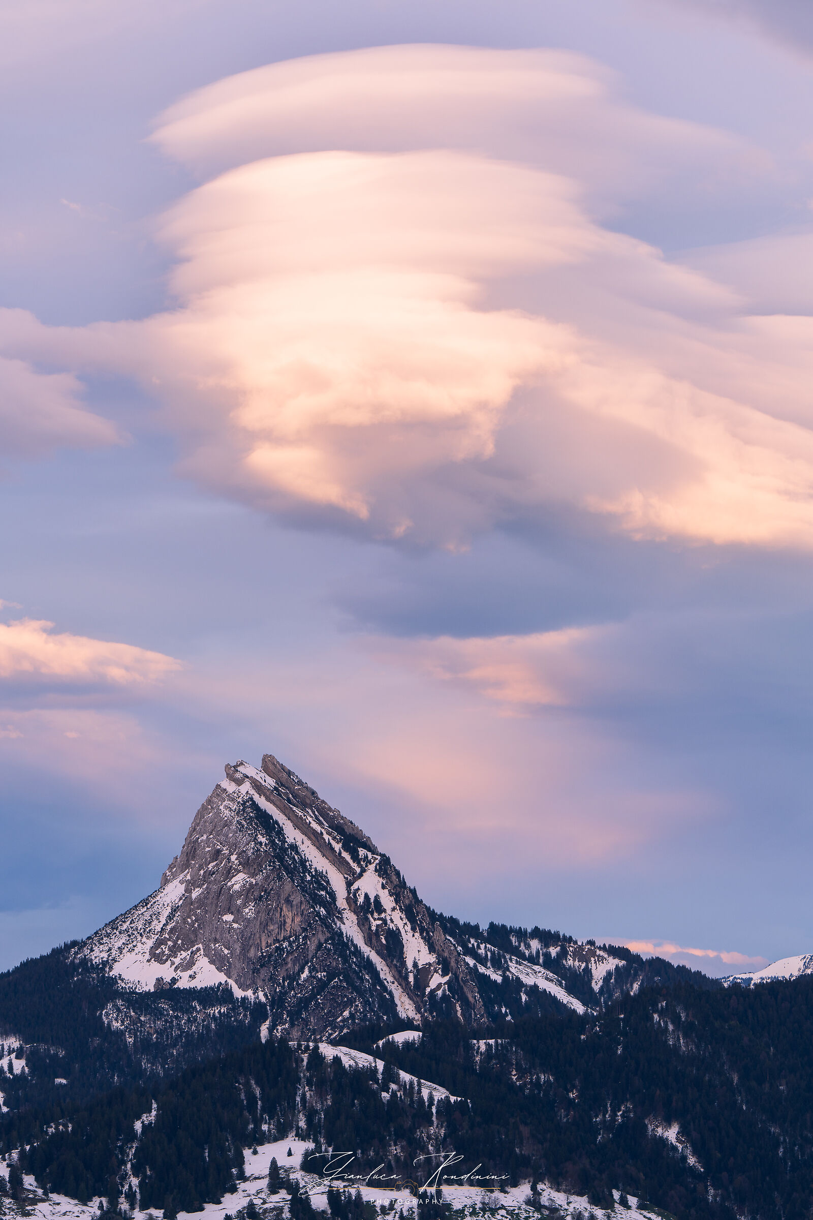 Alpi Svizzere al tramonto...