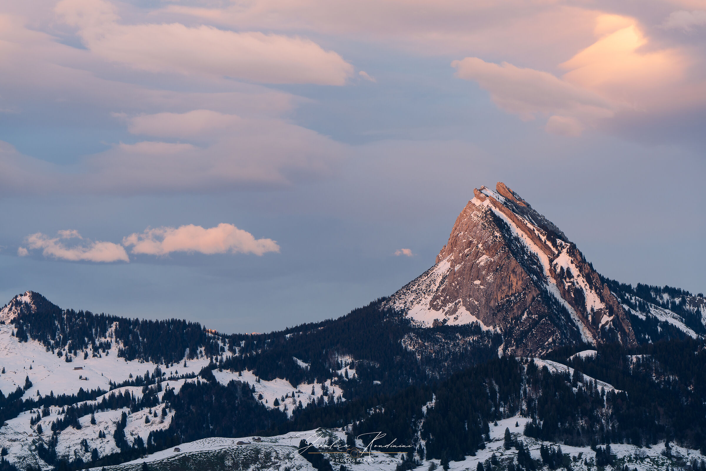 Alpi Svizzere al tramonto...