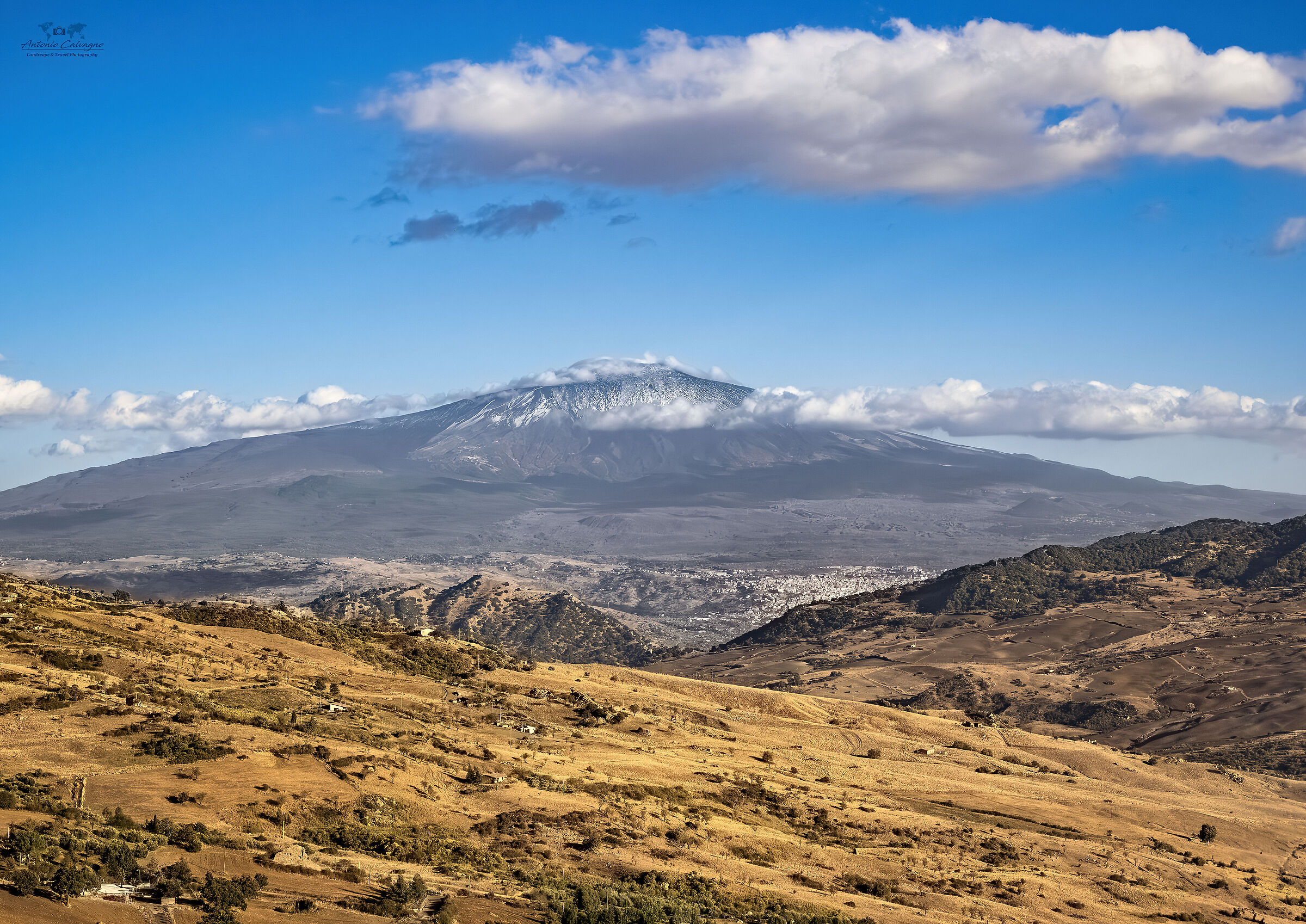 Etna seen from the territory of Cesarò...