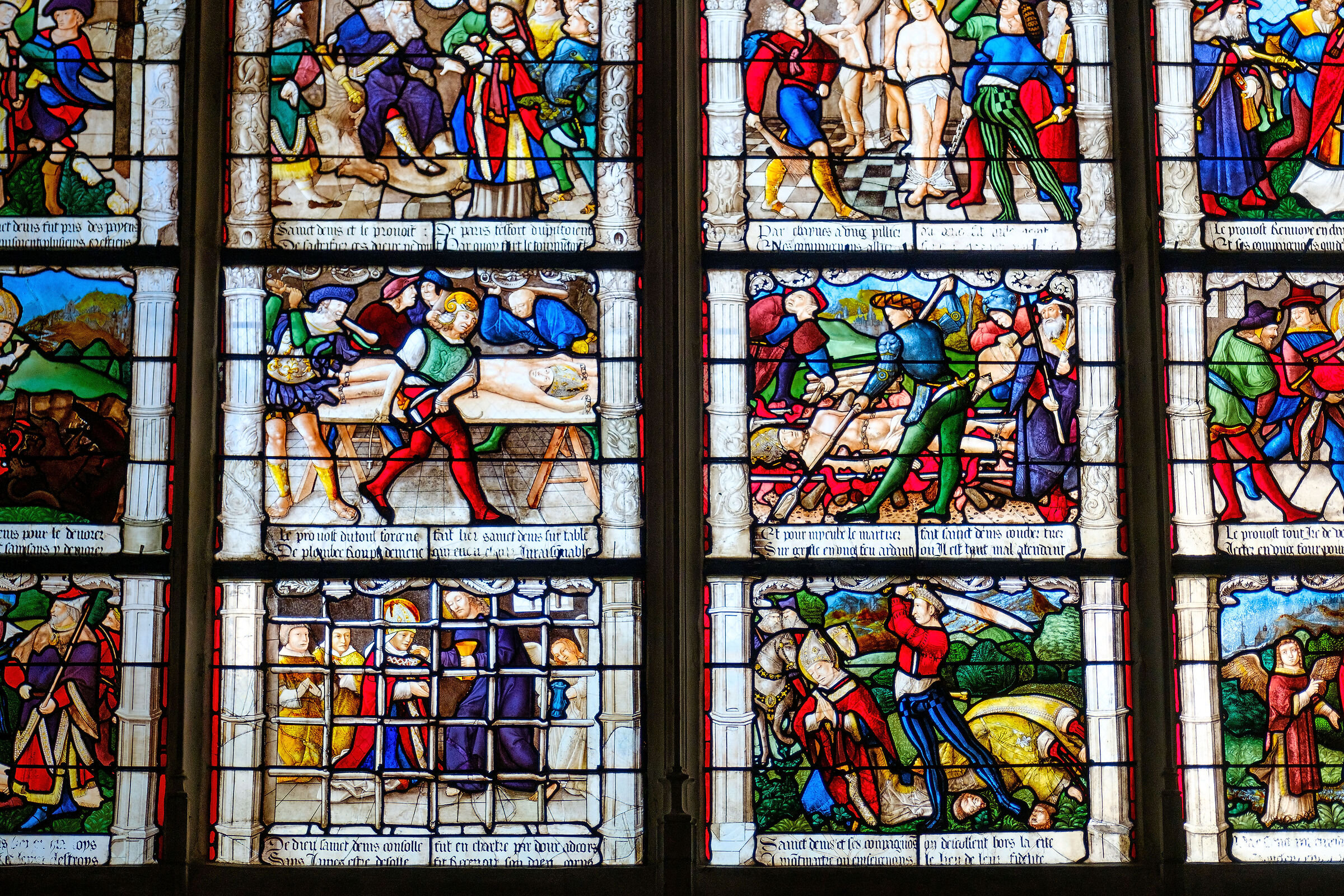 Bourges Cathedral stained glass windows...