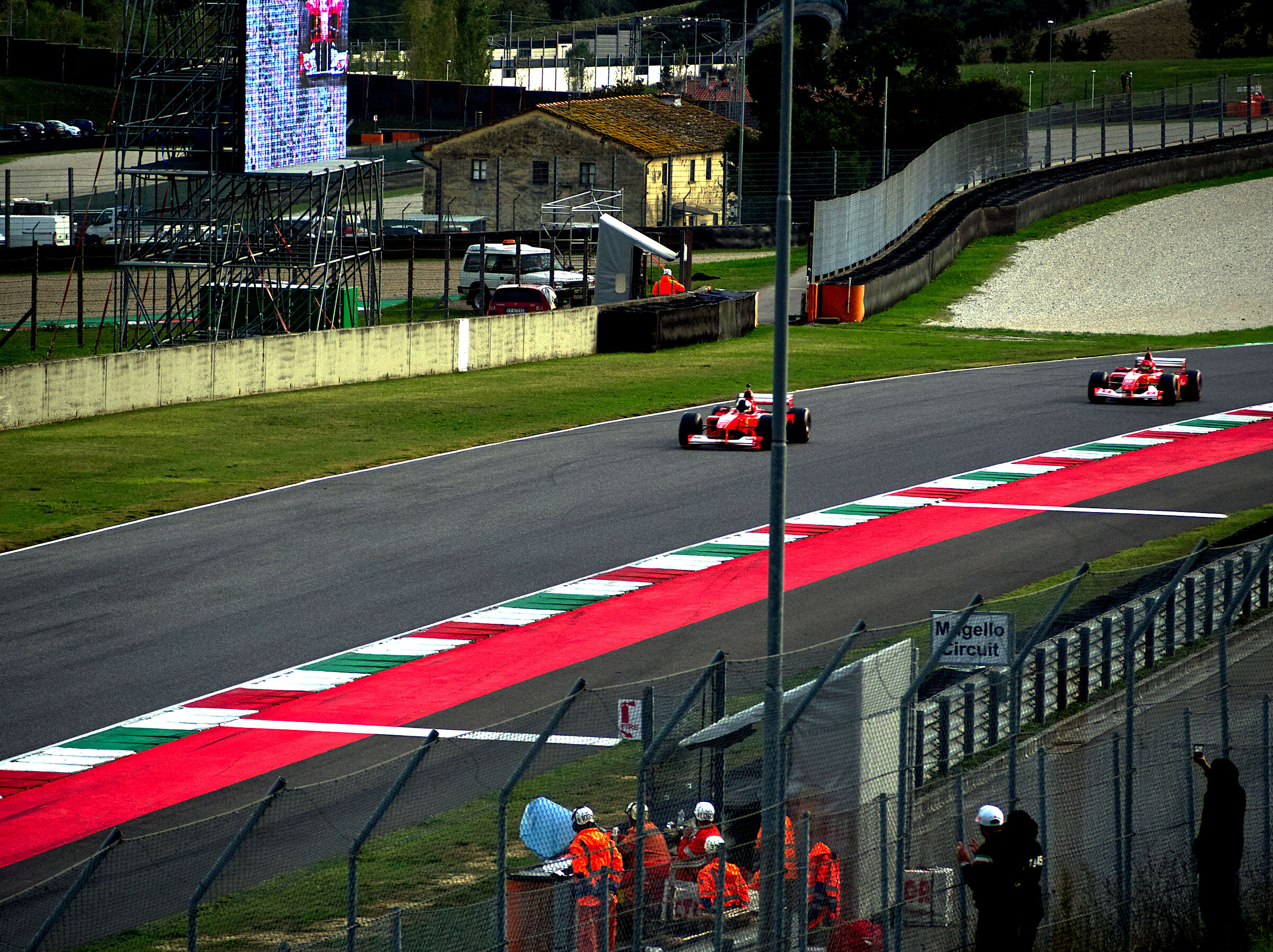 festa Ferrari all'autodromo del Mugello...