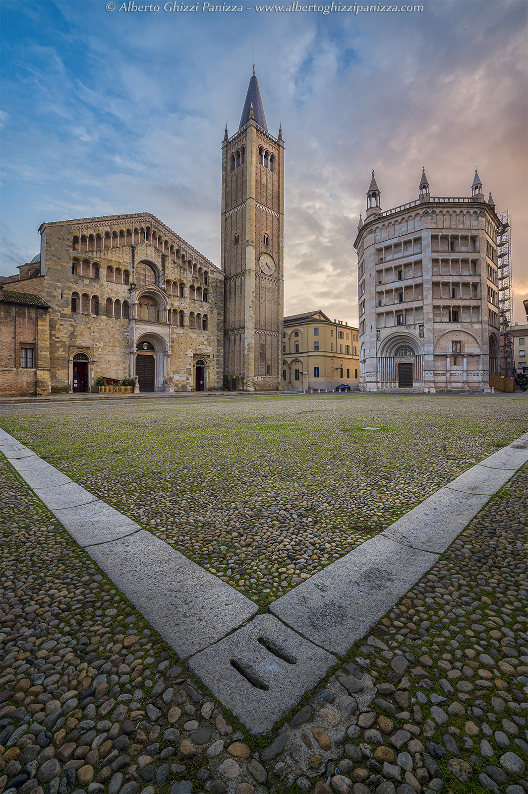 The Cathedral and the Baptistery of Parma...