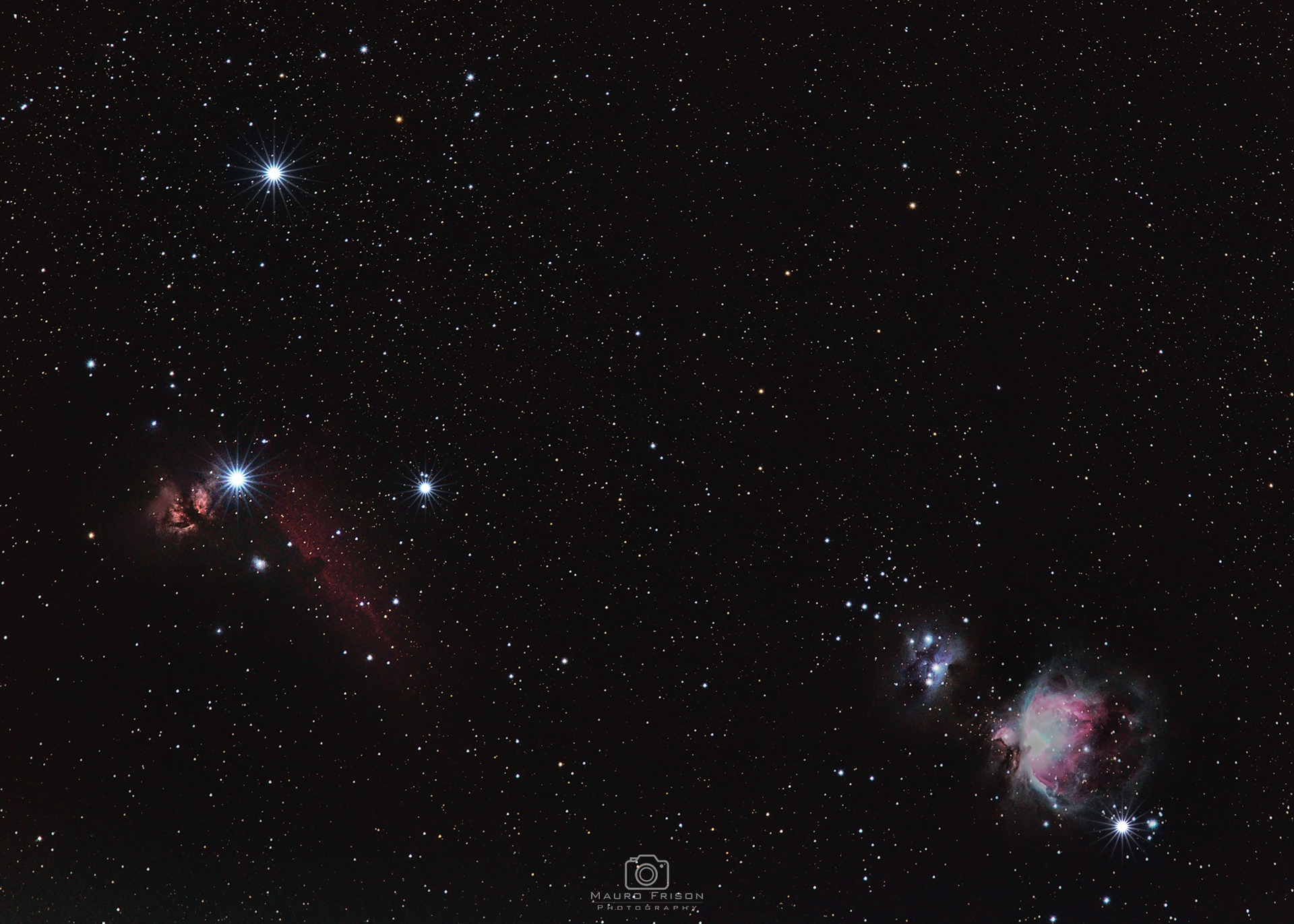 M42, B33 and Flame Nebula...