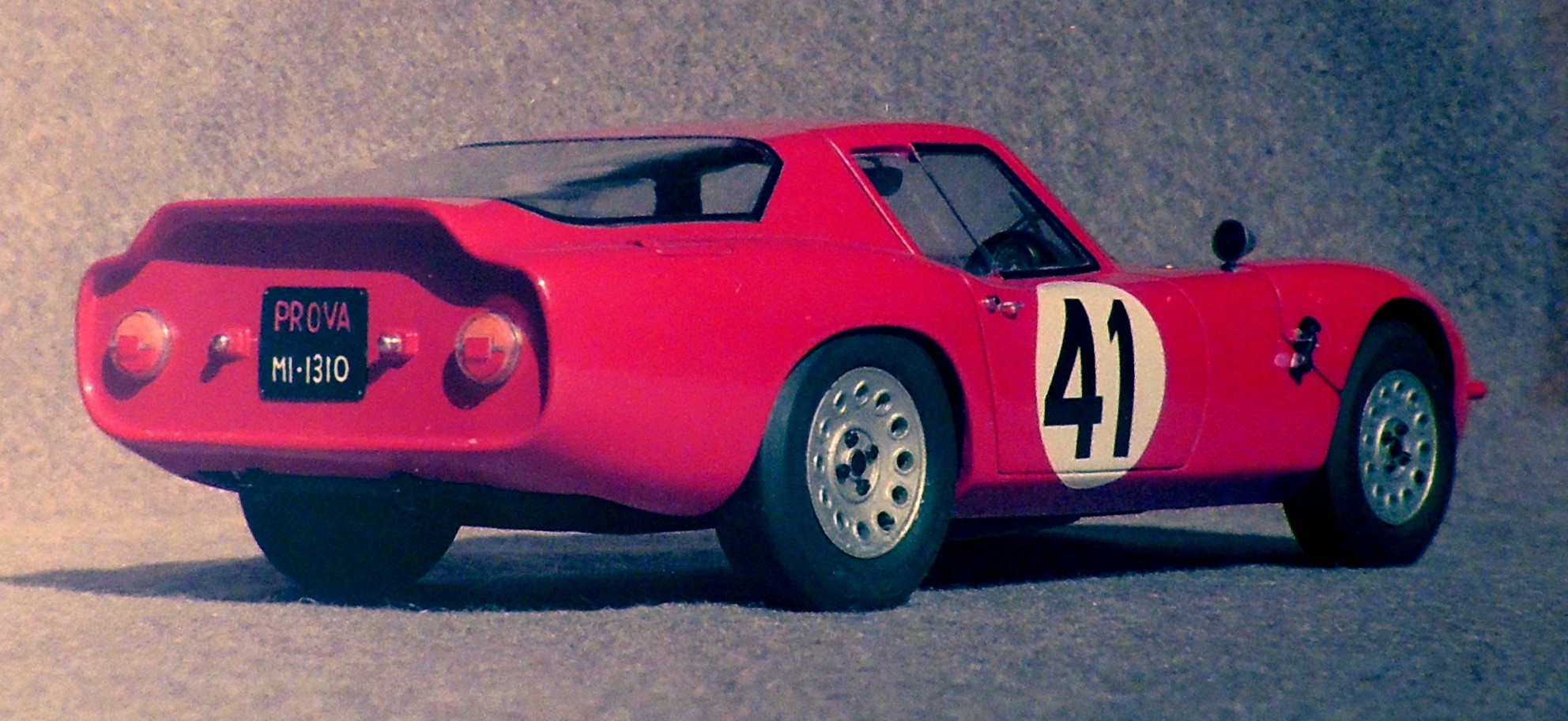 Alfa  TZ2 scala 1:10  1967 digitalizzazione da stampa...