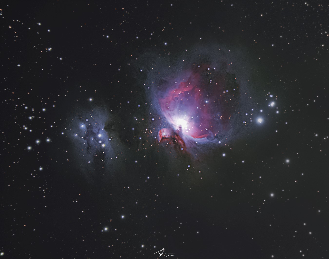 M42 & NGC 1977 - 12.01.2021...