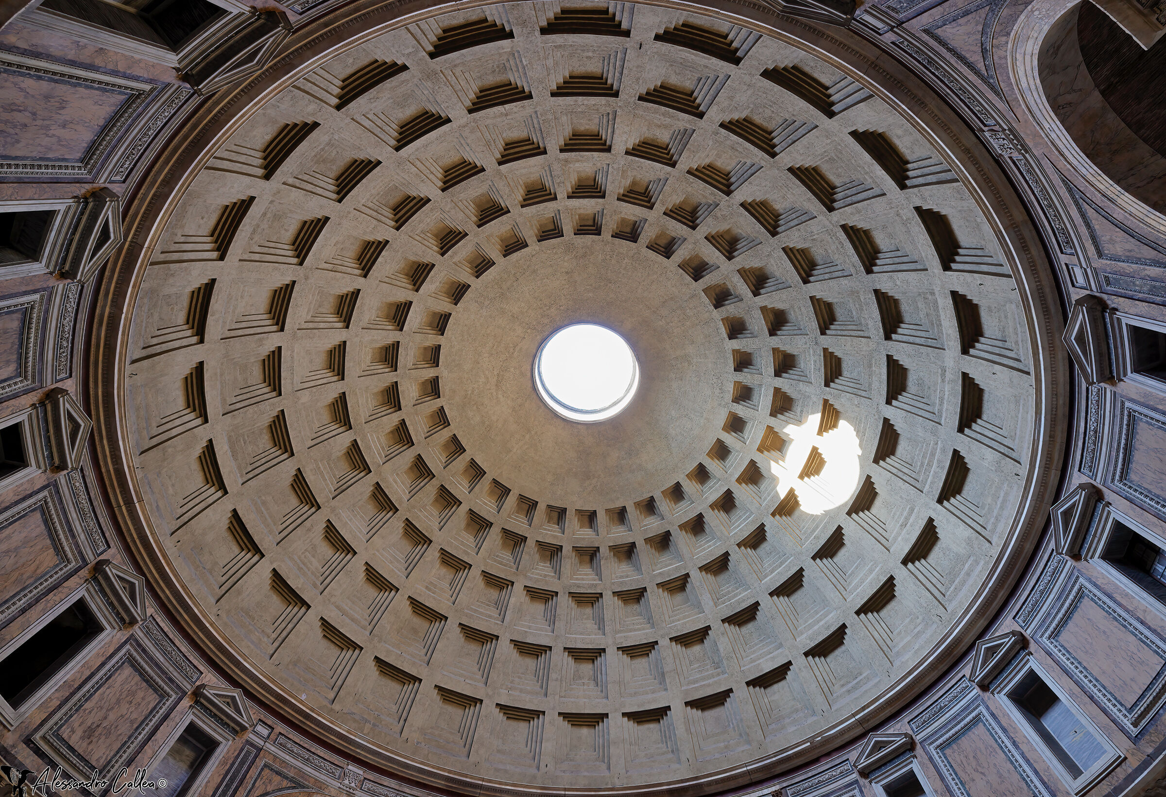La volta del Pantheon...