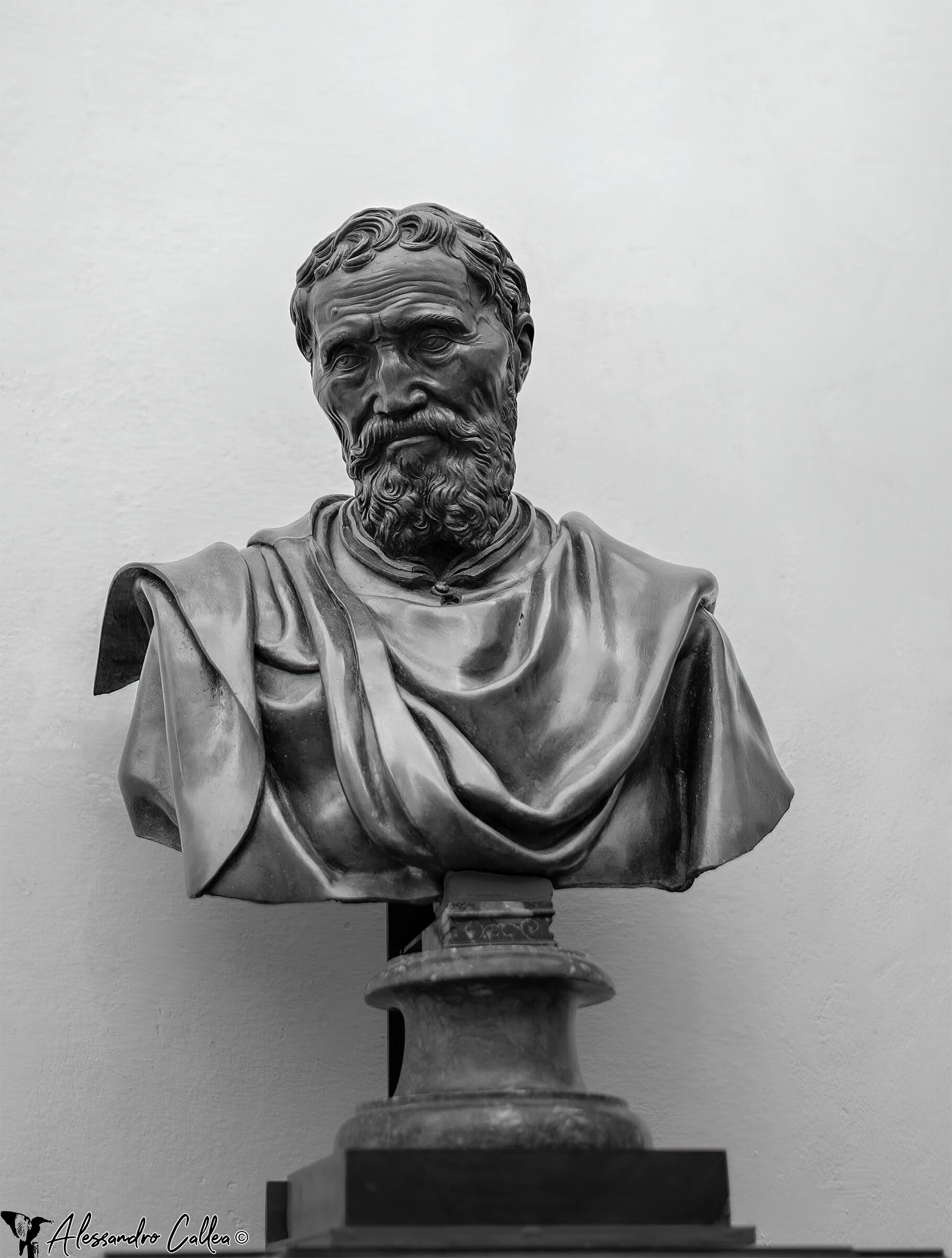 Bust of Michelangelo Buonarroti...