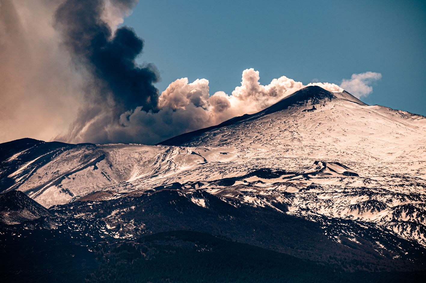 His Majesty Mount Etna...