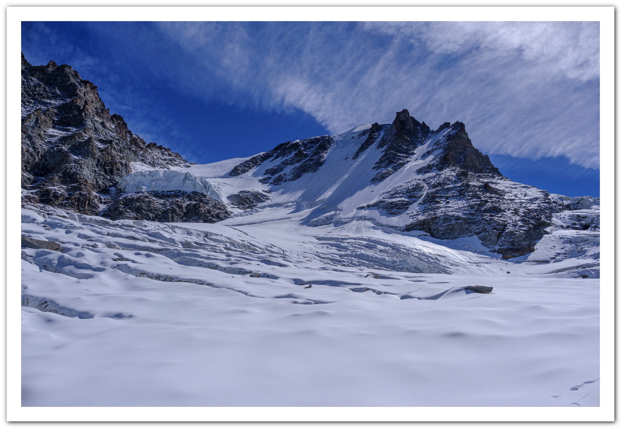 The beauty of the north face of gran paradiso...