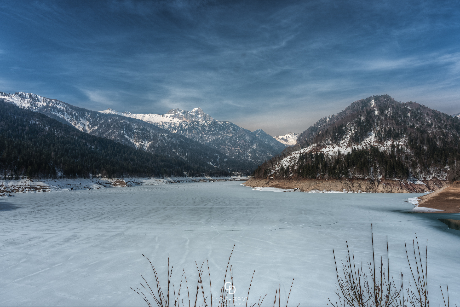 Lago di Sauris in versione invernale...