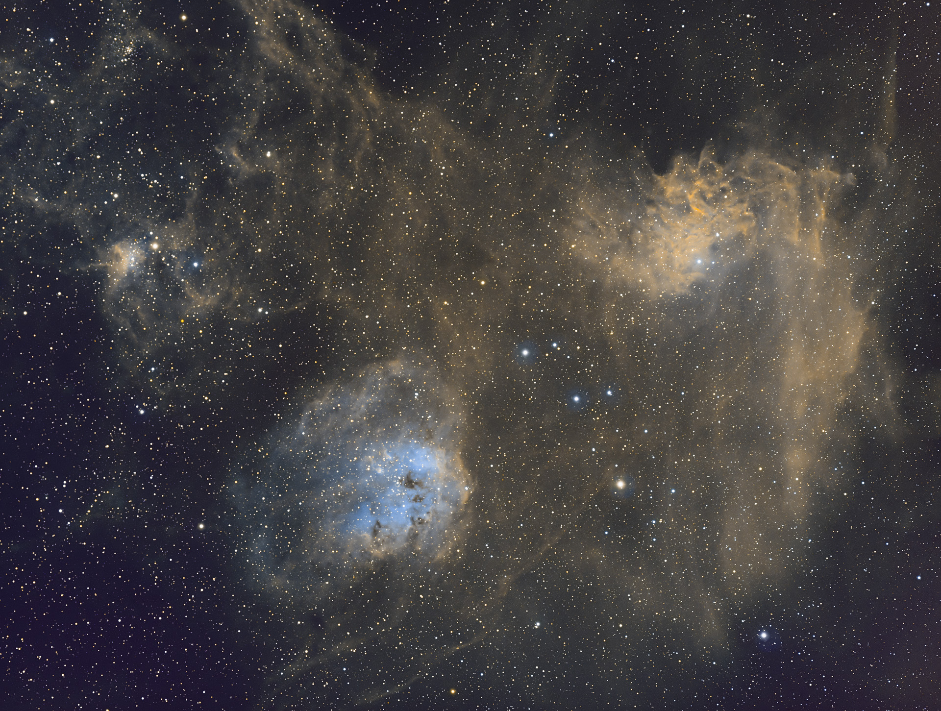 Flaming Star and Girono Nebula (and AE Aurigae)...