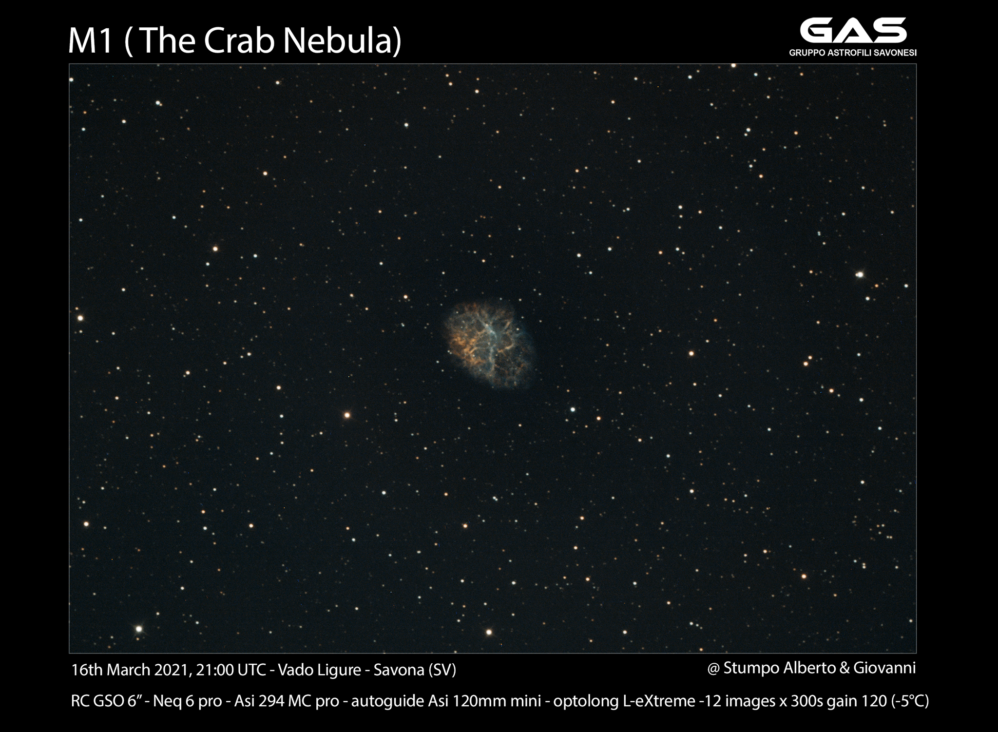M1 Crab nebula...