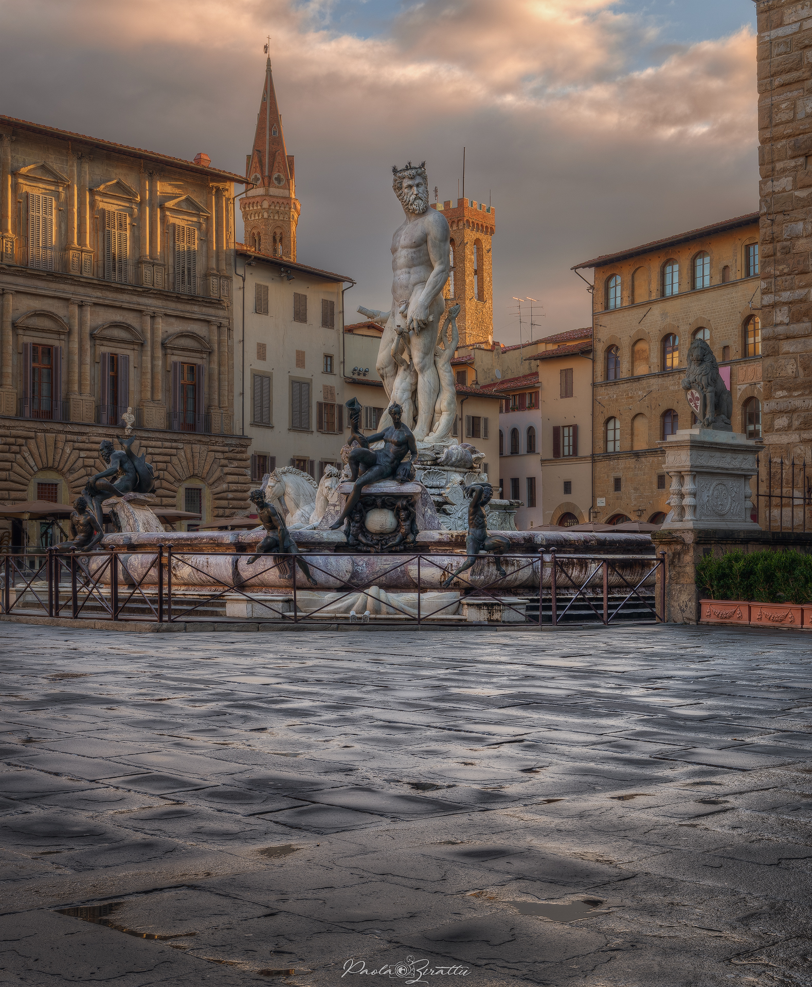 Fontana del Nettuno (il Biancone) Firenze...
