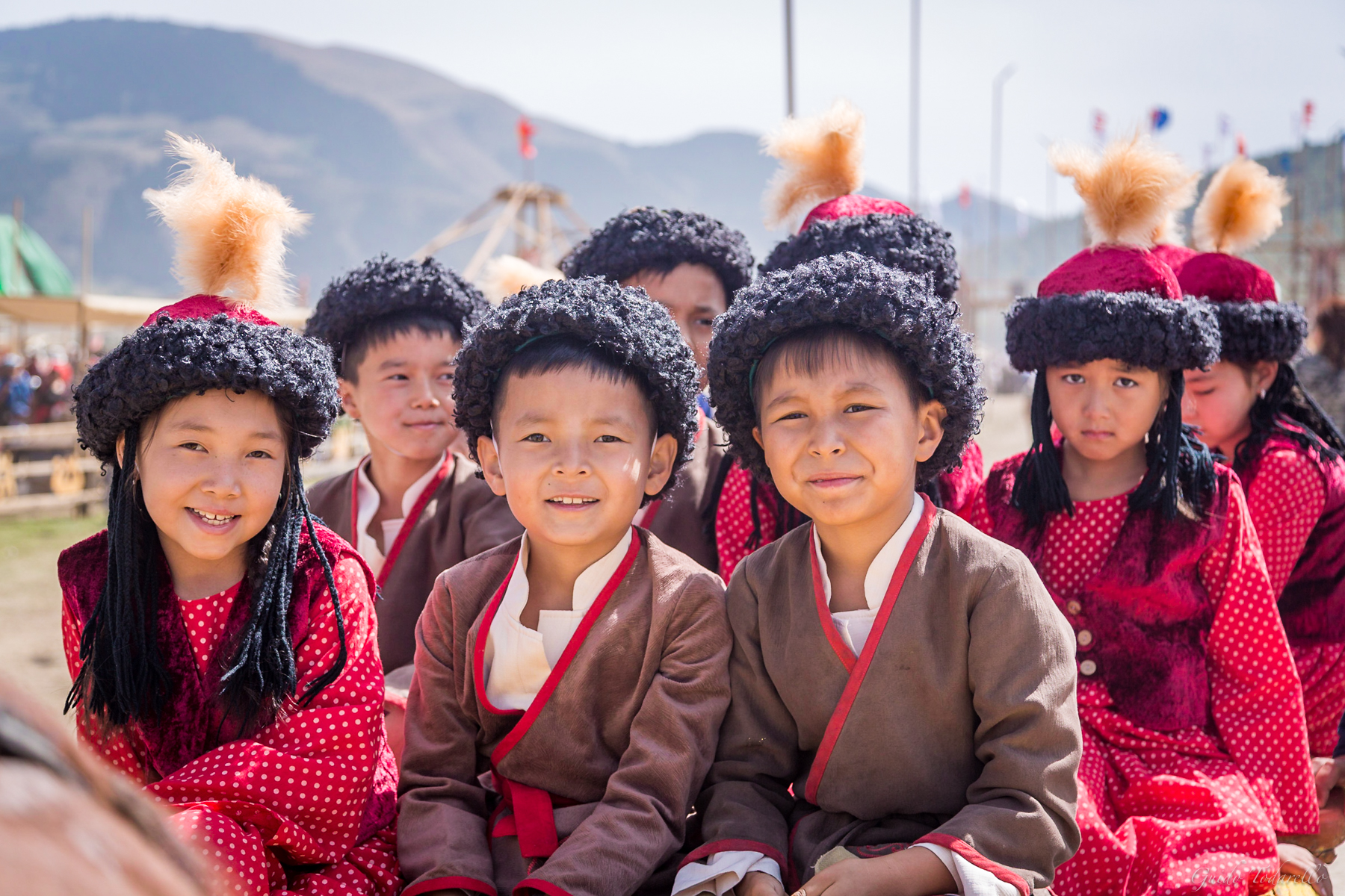 bambini kirghisi...