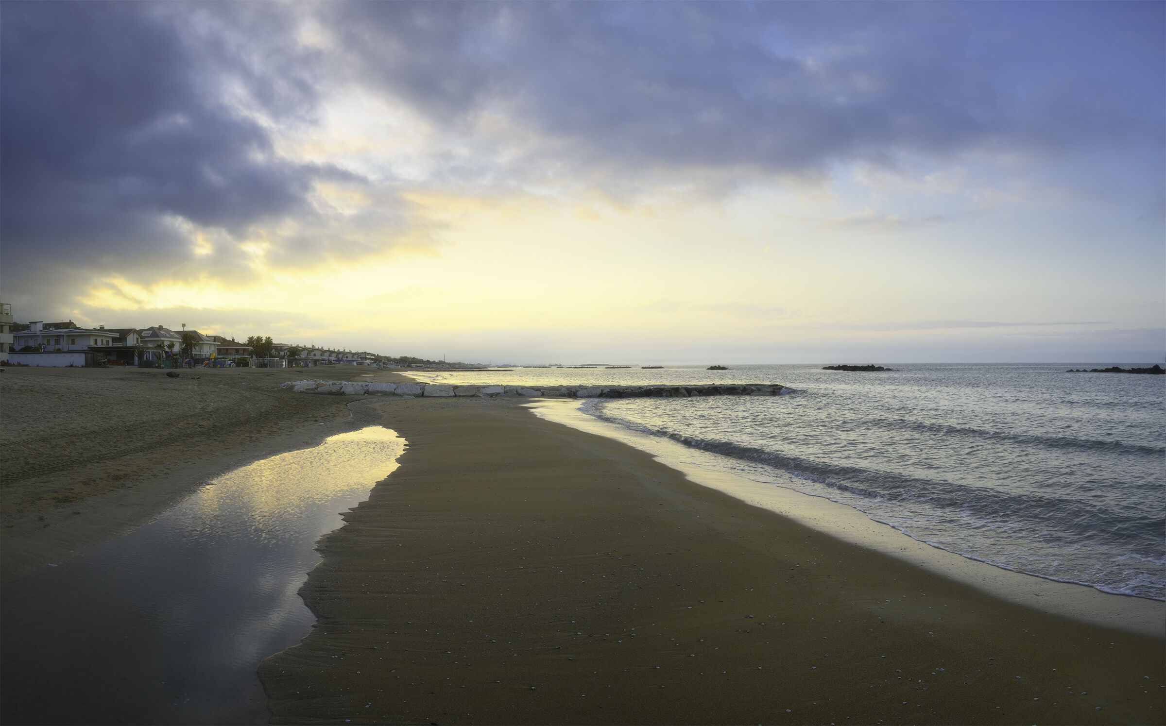 Reflections on the beach...