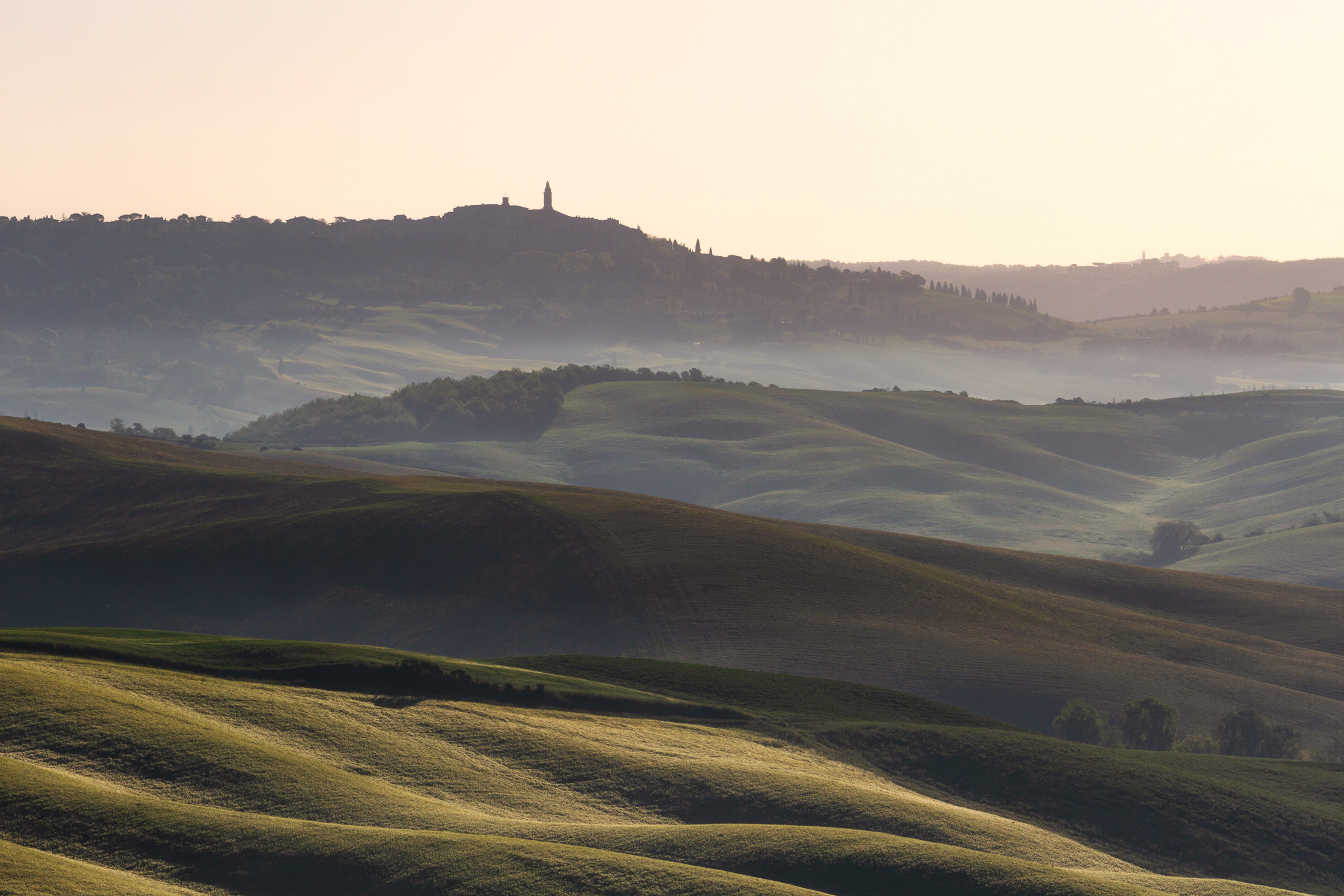 All hills lead to Pienza...