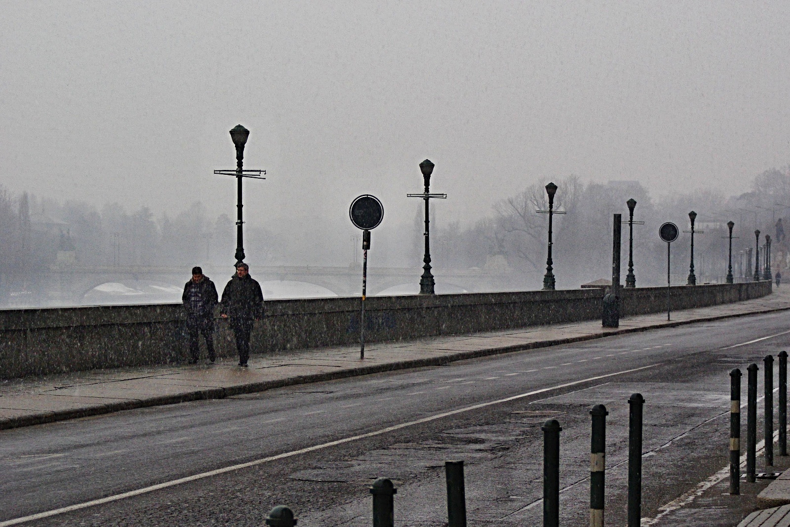Fog in Turin...