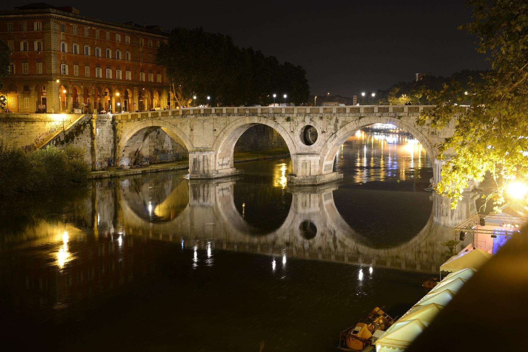 Tiber River - Ponte Sisto - Rome...