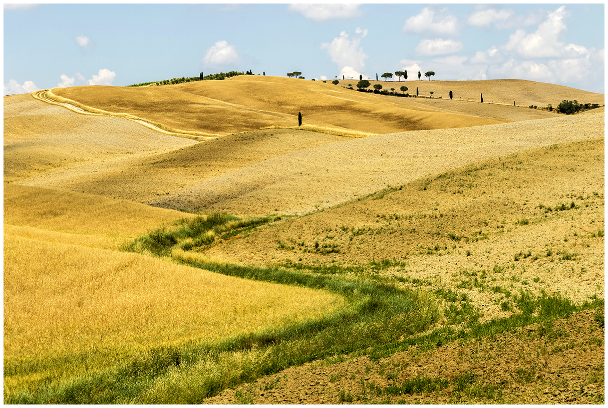 in the heart of the Val d'Orcia...
