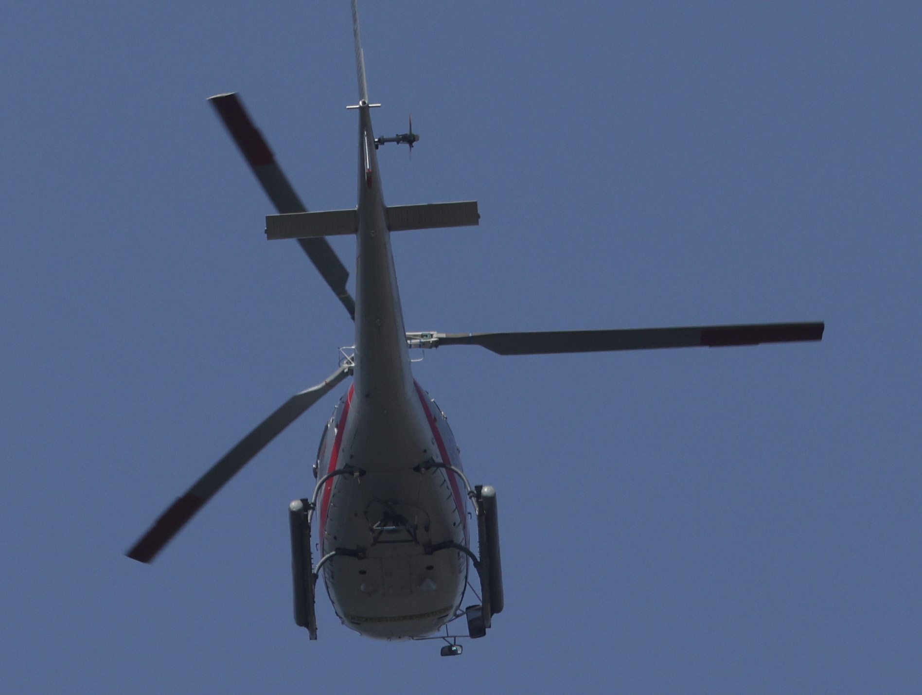 Helicopter with rolling shutter (detail)...