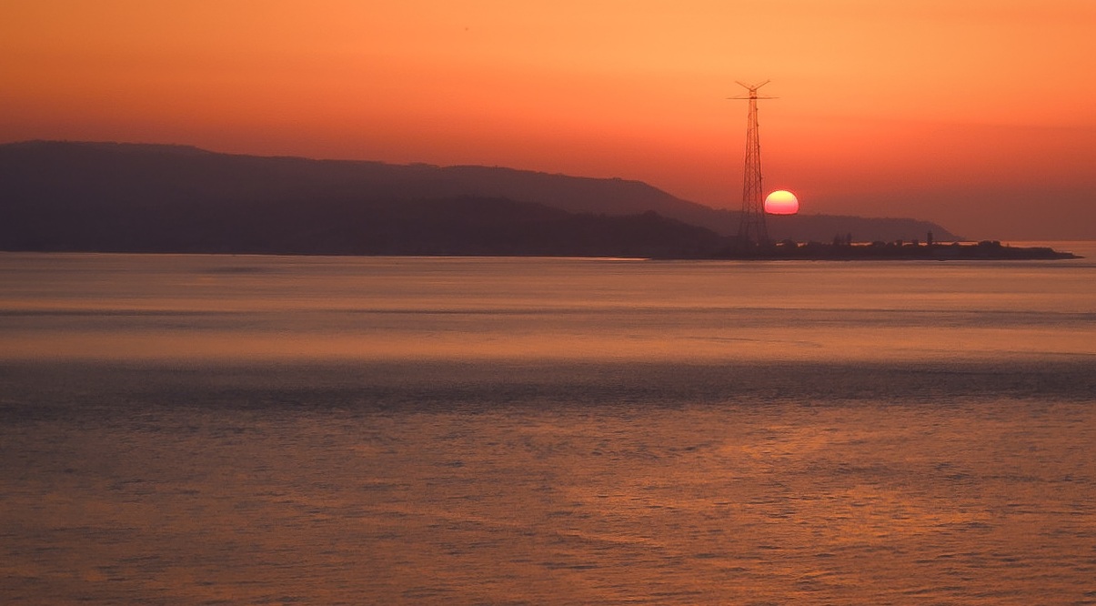 Scylla: sunset view "Strait"...