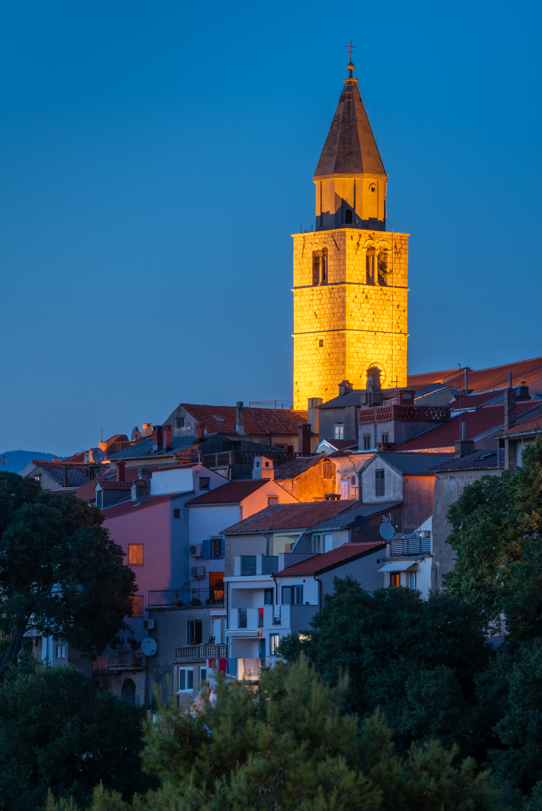 Bell tower of Verbenico in the blue hour...