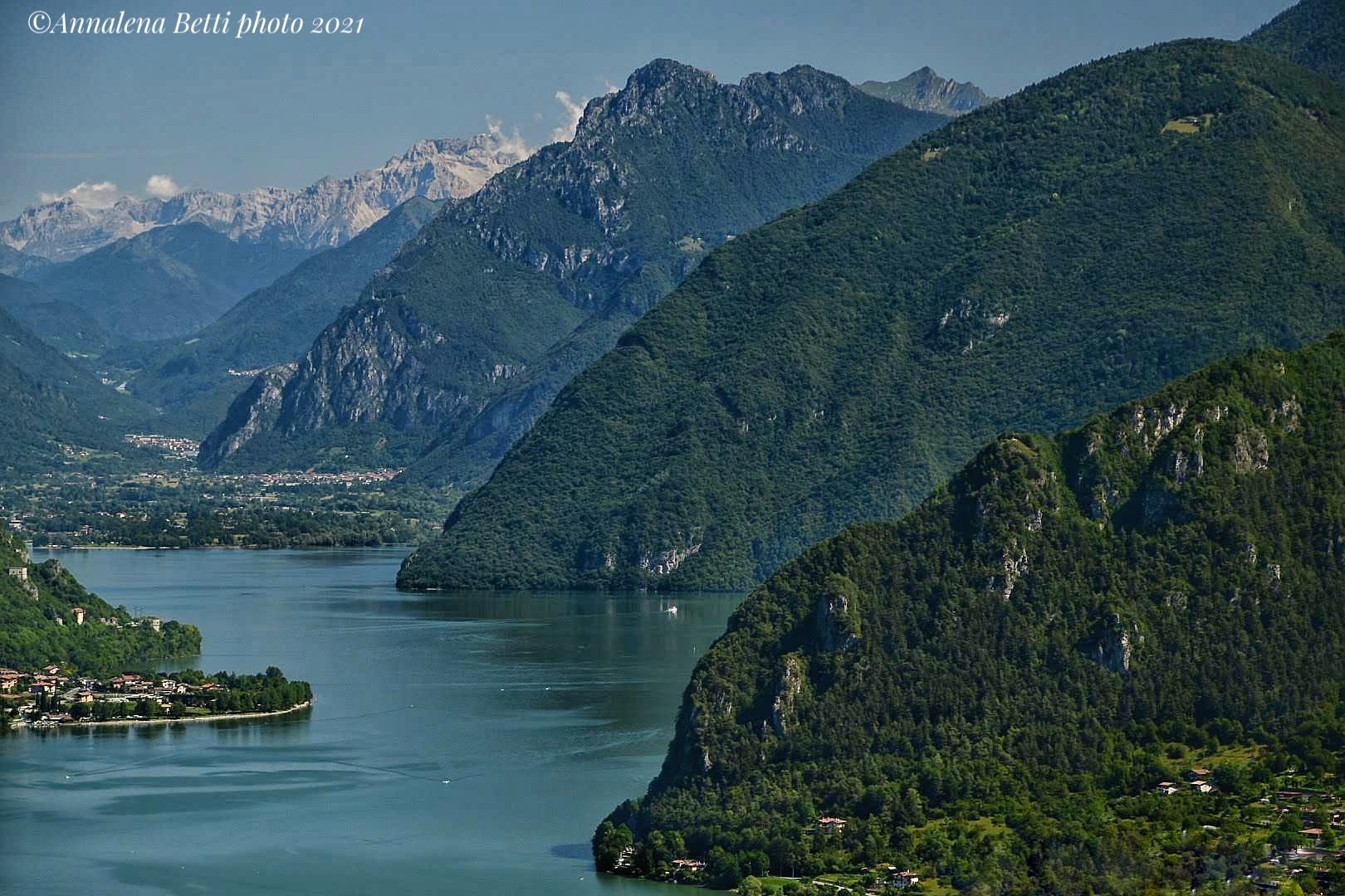 Una panoramica del Lago d'Idro...