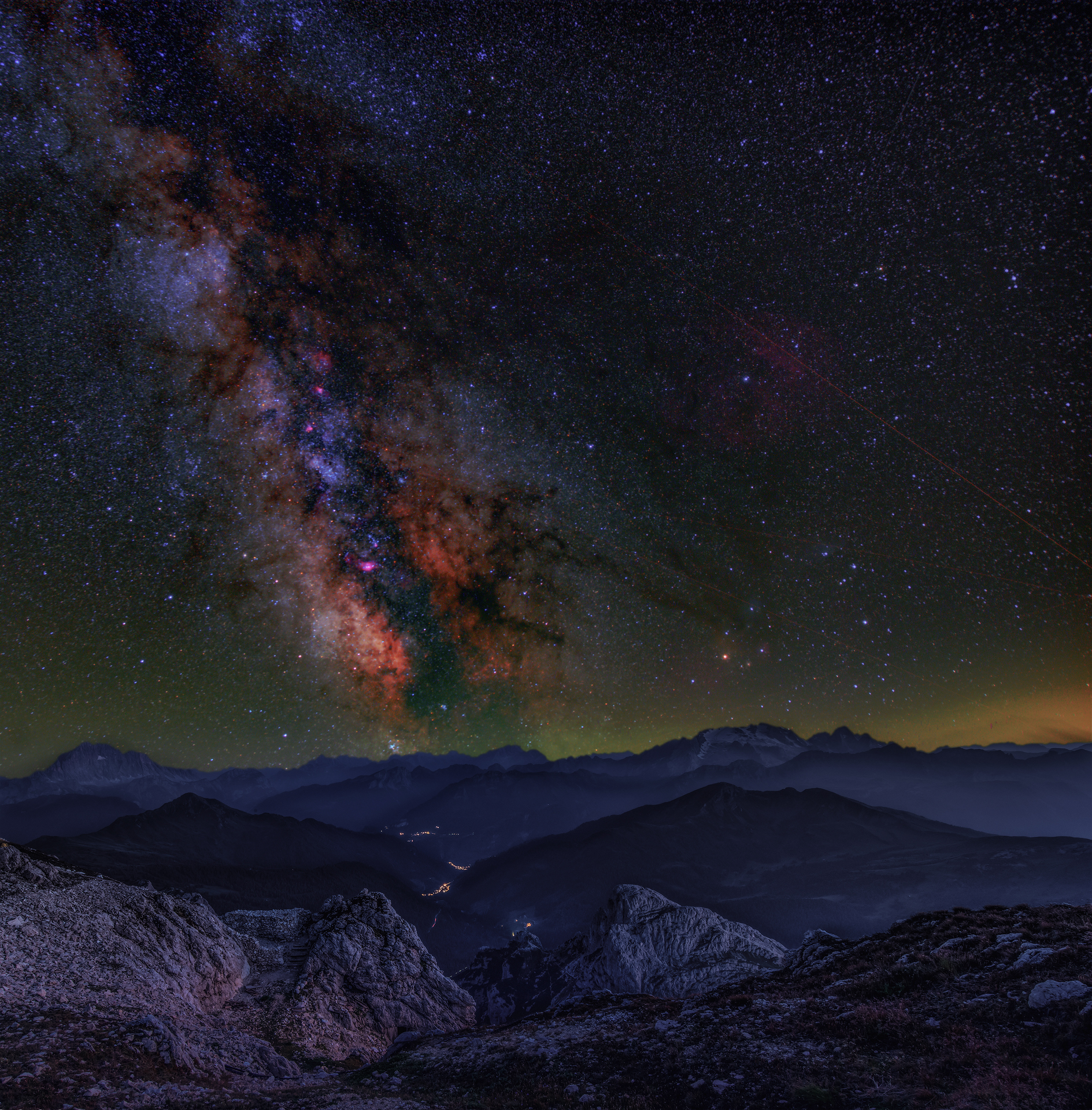 Via Lattea dal Rifugio Lagazuoi...
