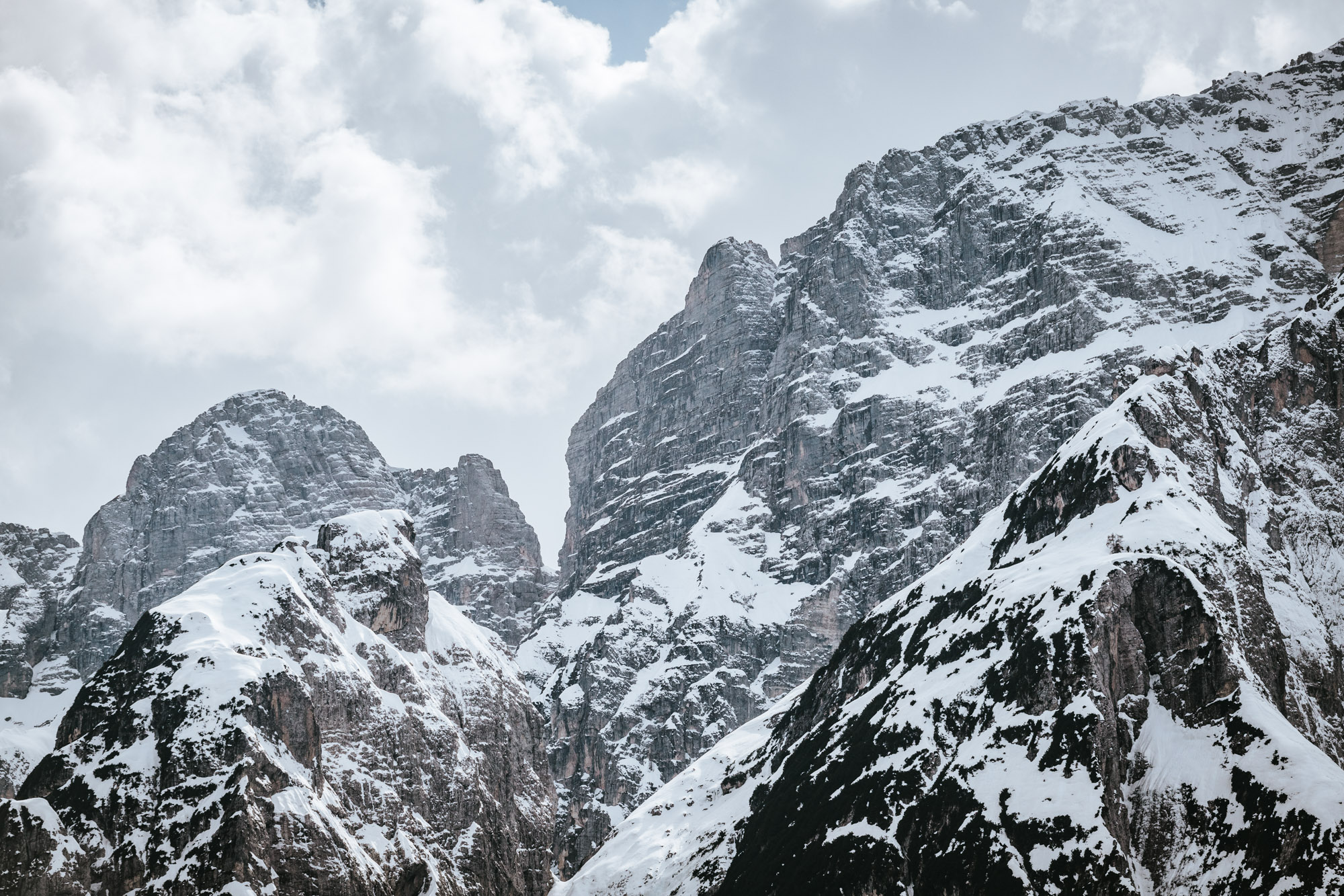 Forca del Palone, Montasio ridge...