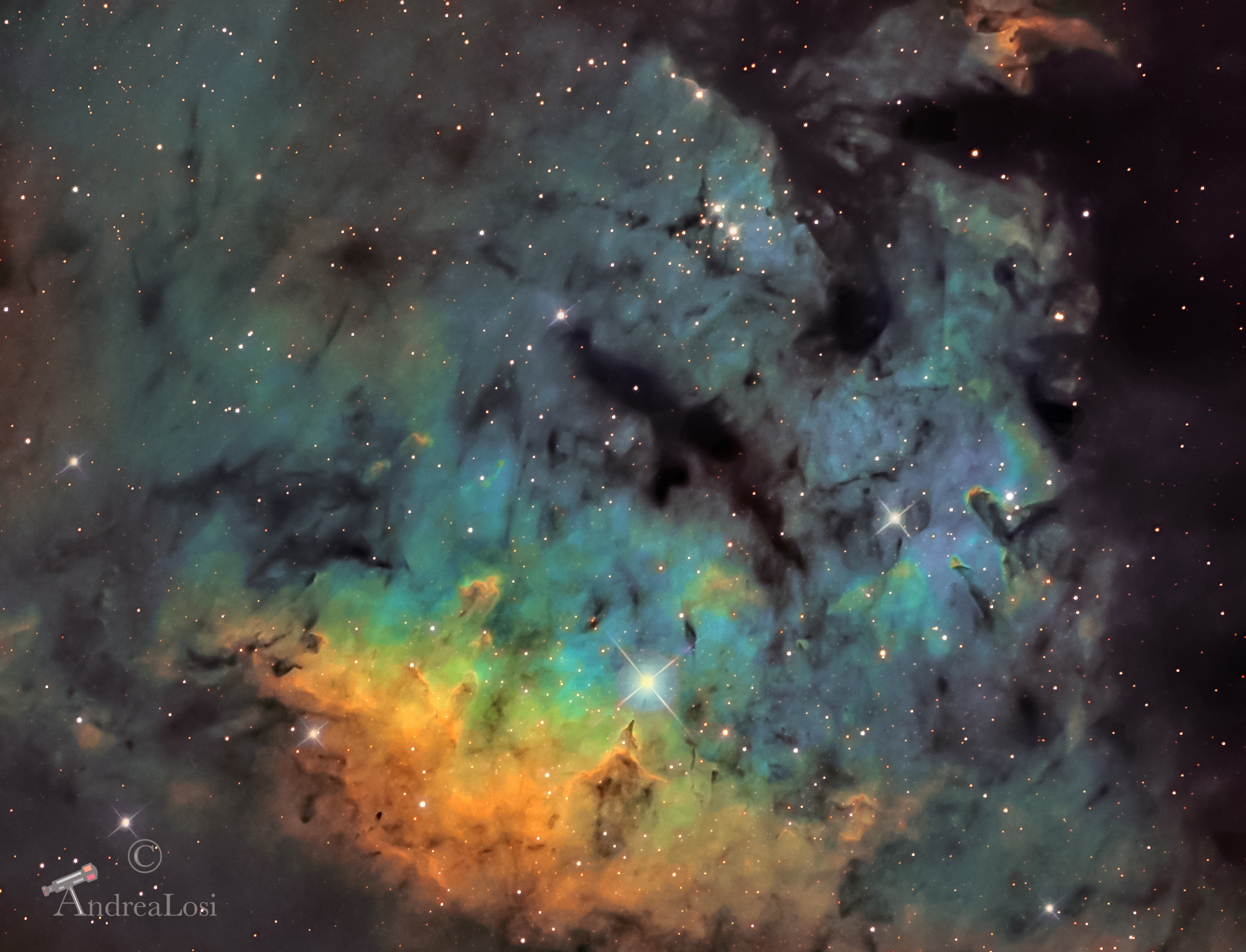 NGC 7822 ? Emission Nebula Shots of three evenings to...