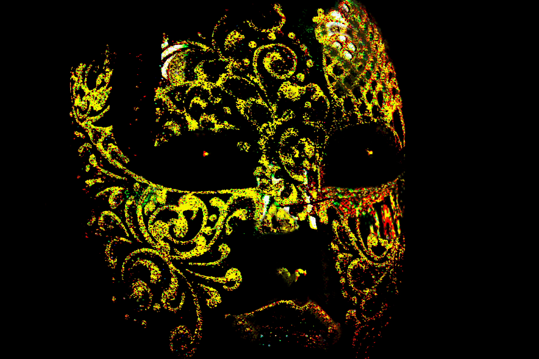The mask...