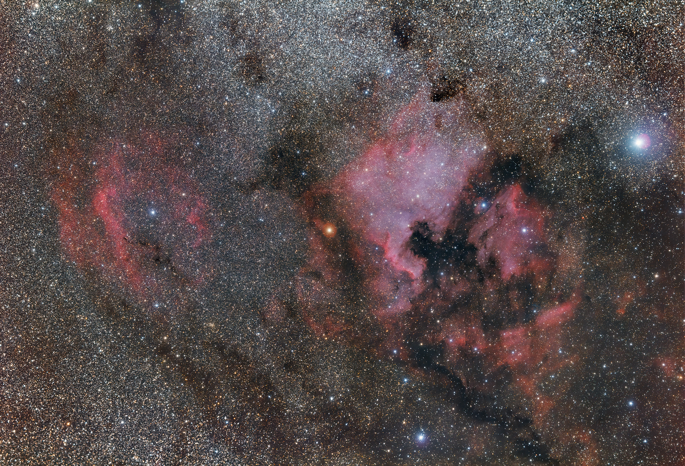 Sh2-119, NGC7000 and IC5070...