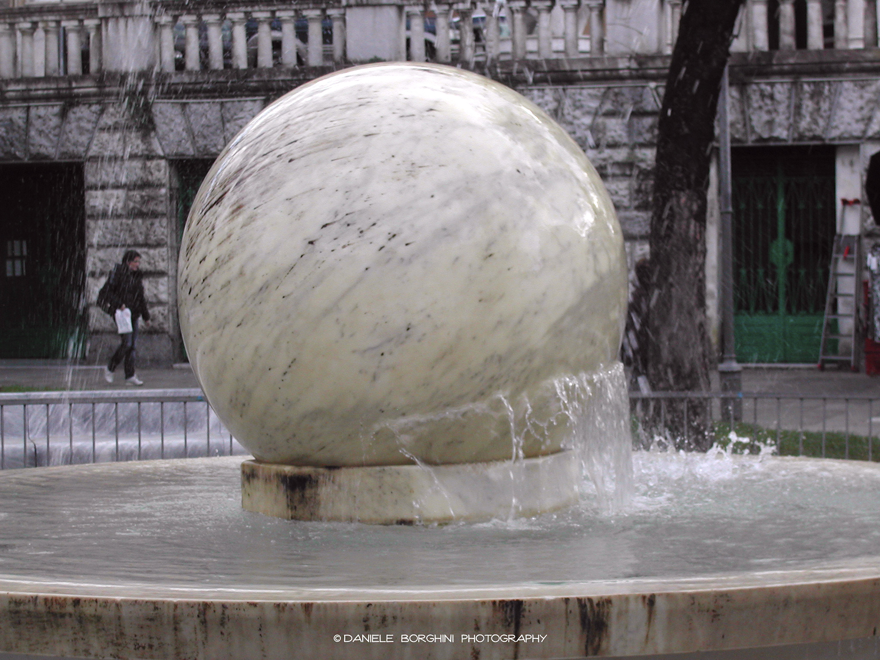 Marble sphere...
