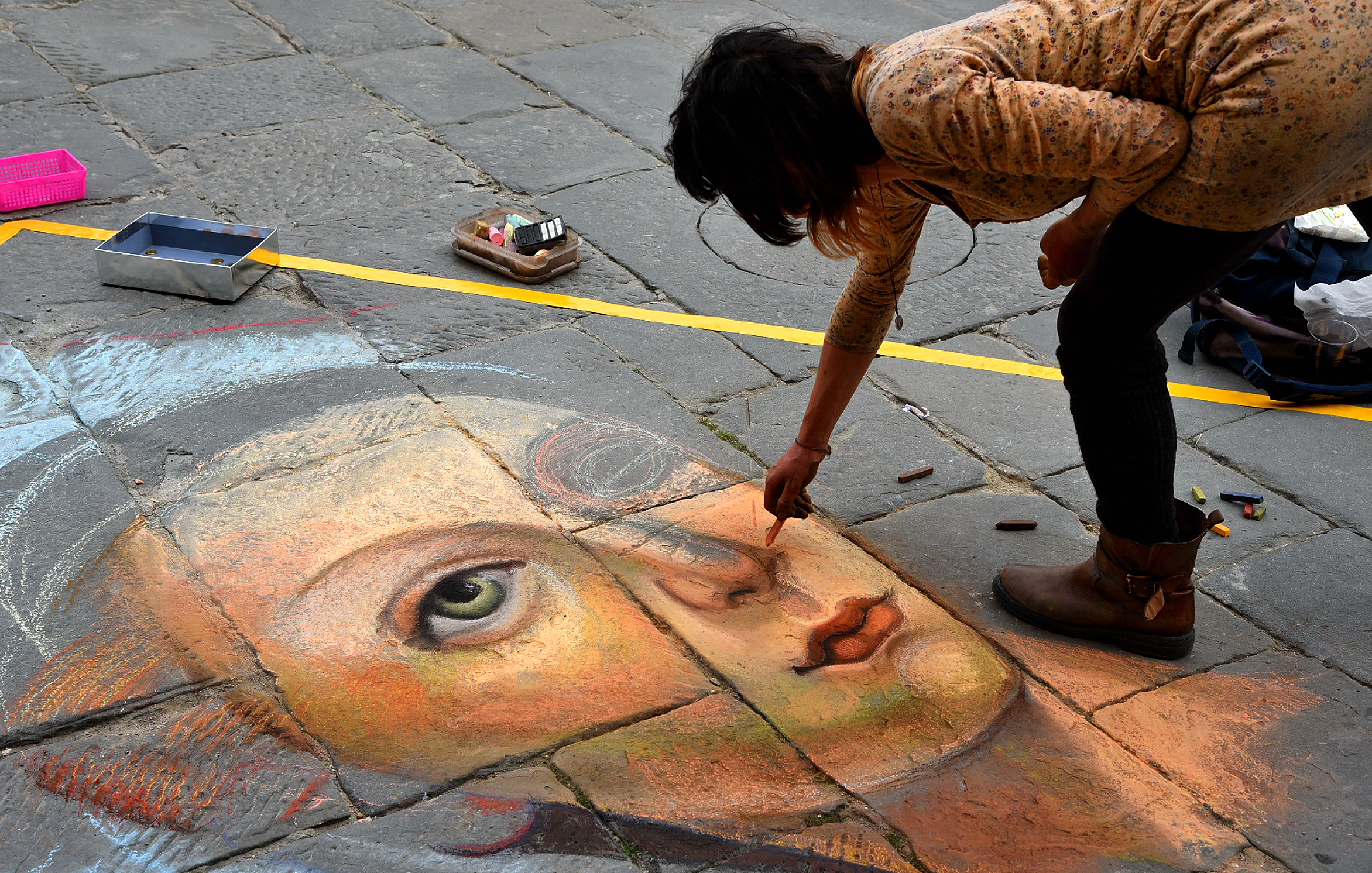 Street artist...