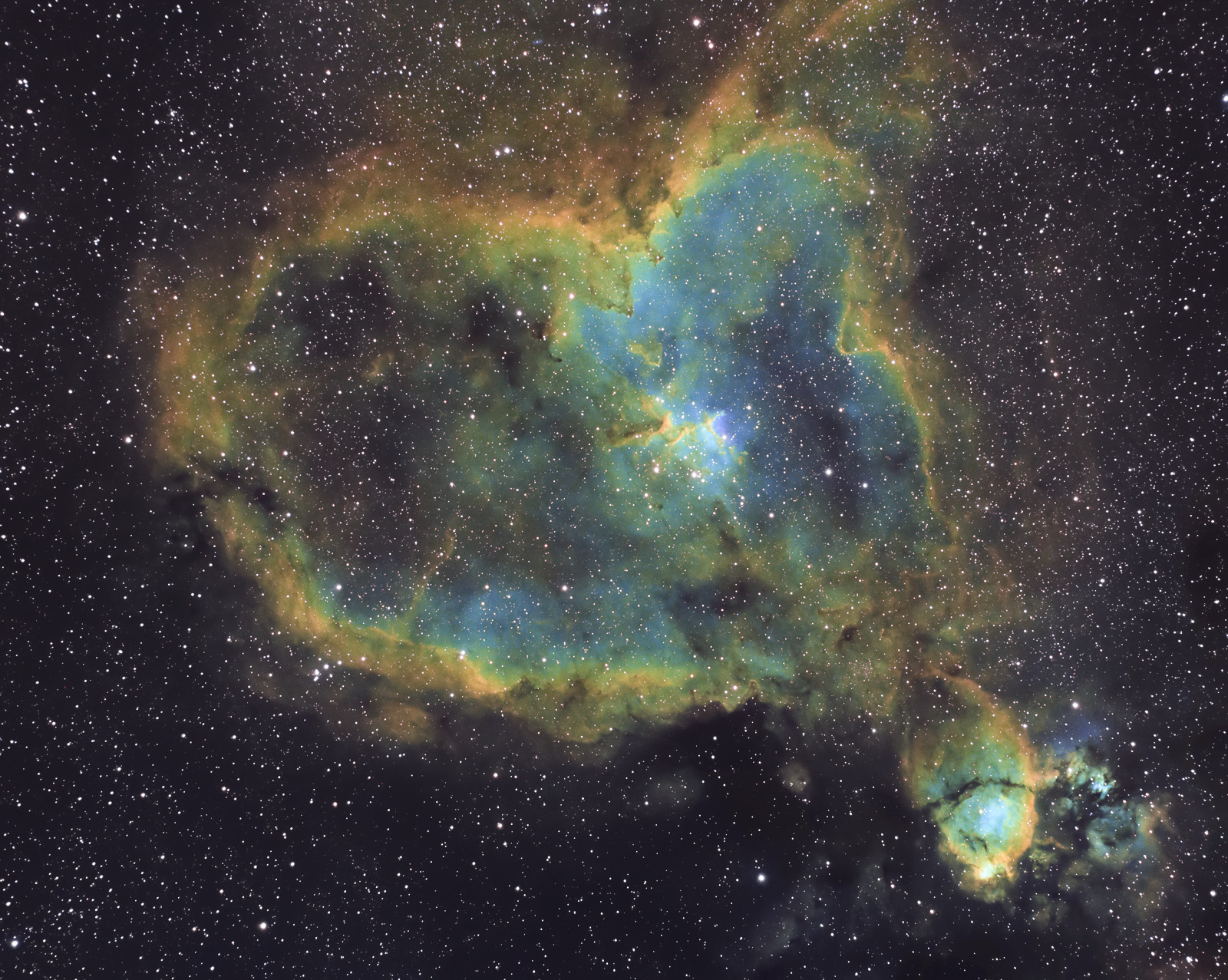 Nebulosa Cuore in SHO...
