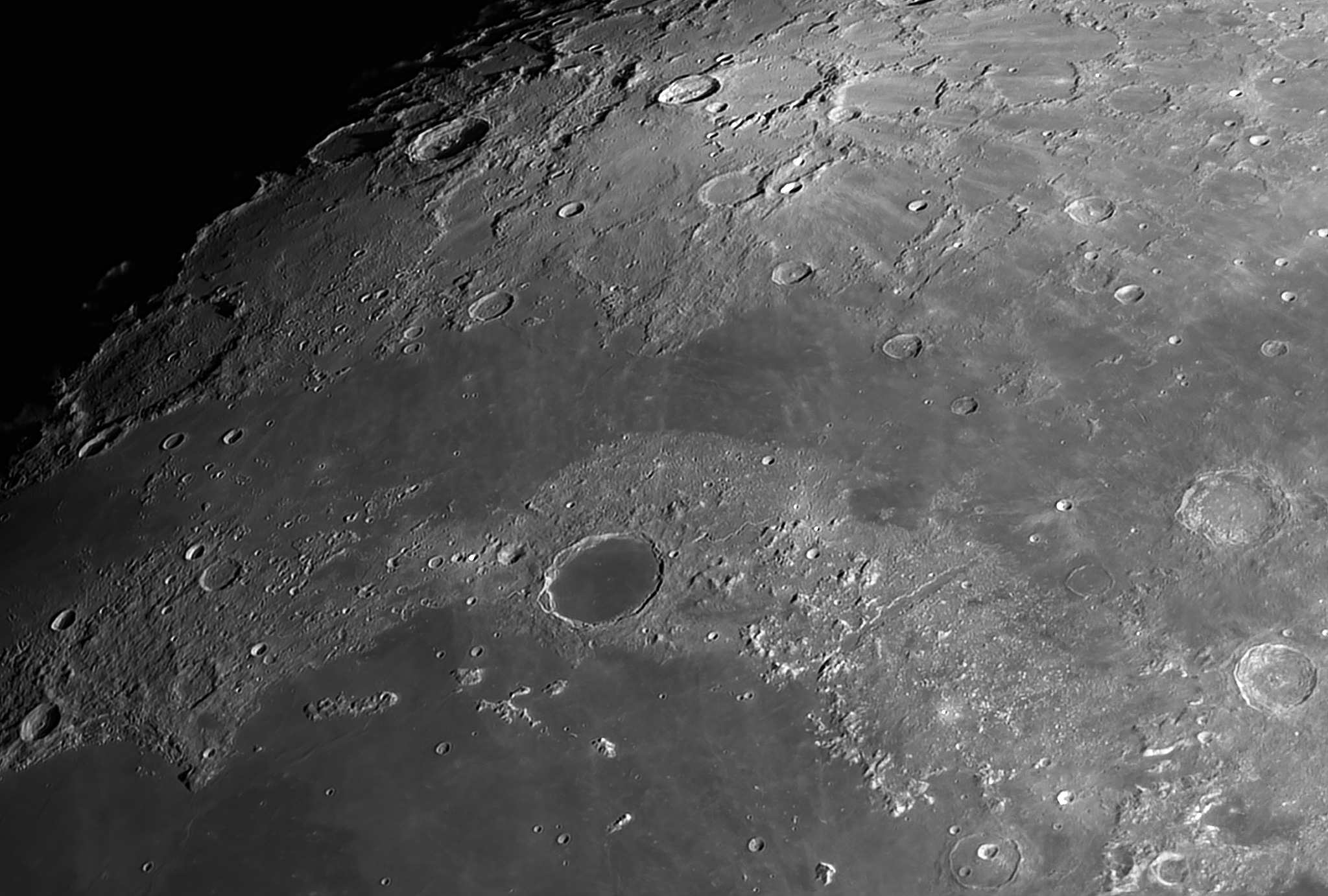 Plato crater and surrounding region...